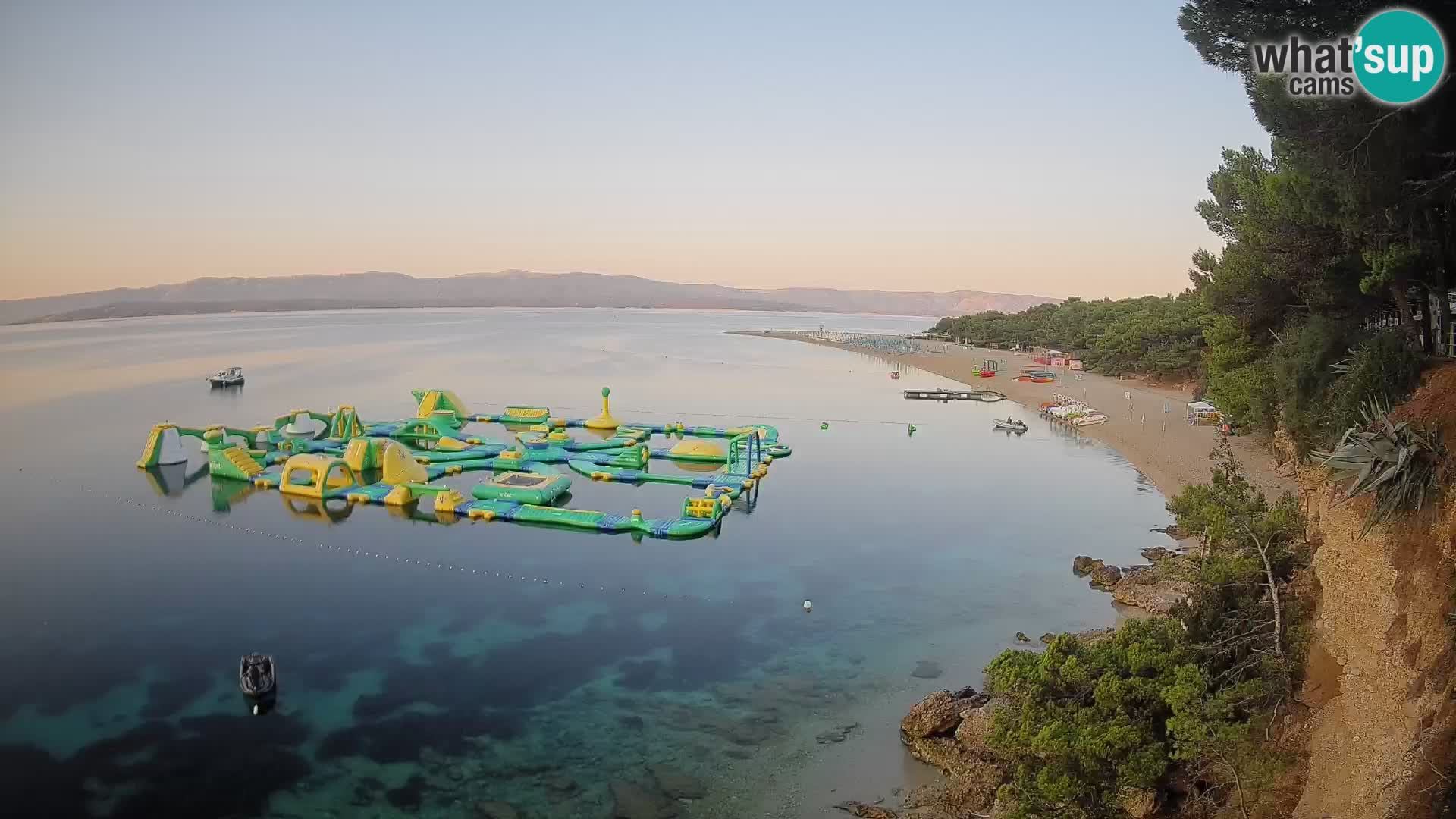 Webcam Bol Zlatni Rat – Vista en vivo desde la isla de Brač