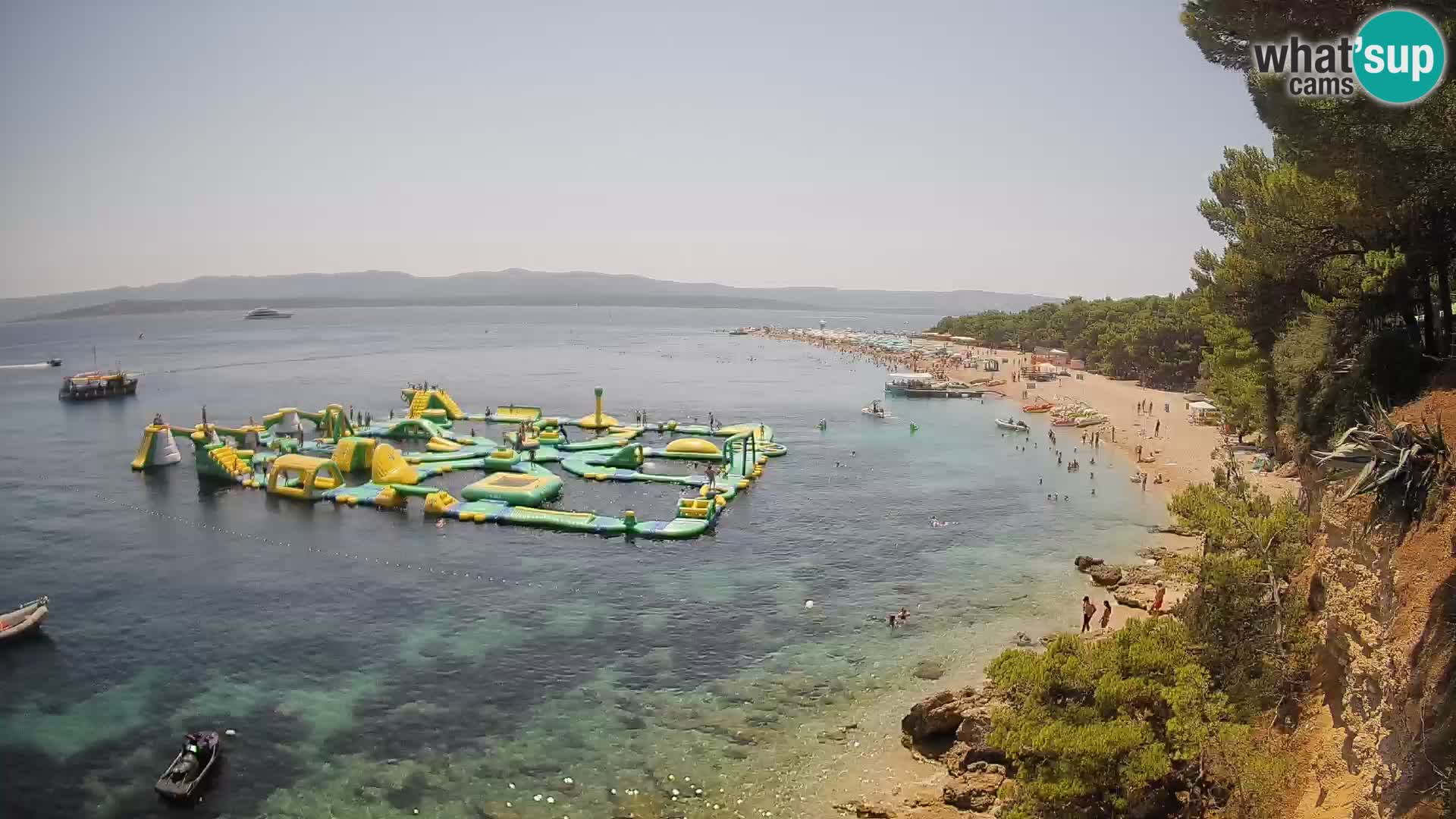 Spletna kamera Bol Zlatni Rat – Pogled v živo z otoka Brač