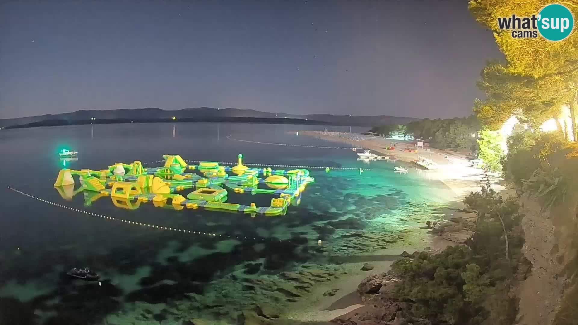 Webcam Zlatni Rat Bol – Liveblick vom berühmten Strand auf Brač