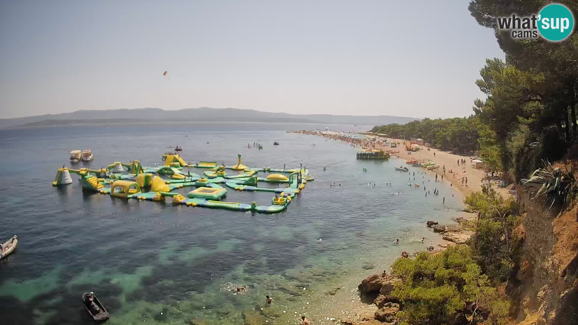 Webcam Bol Zlatni Rat – Vista en vivo desde la isla de Brač