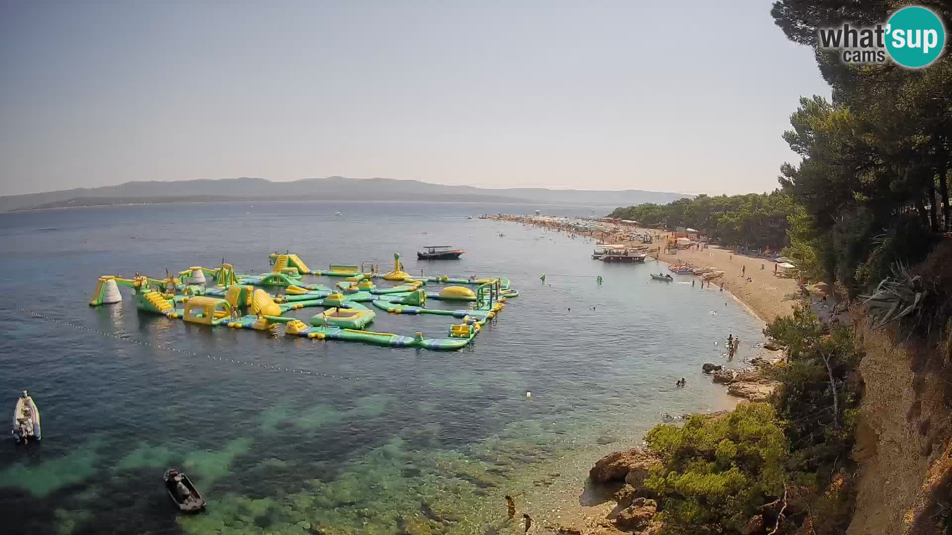 Webcam Zlatni Rat Bol – Liveblick vom berühmten Strand auf Brač