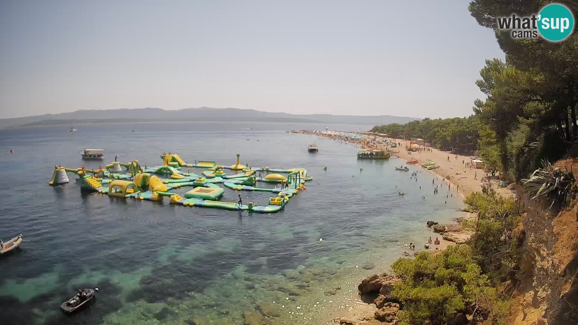 Spletna kamera Bol Zlatni Rat – Pogled v živo z otoka Brač