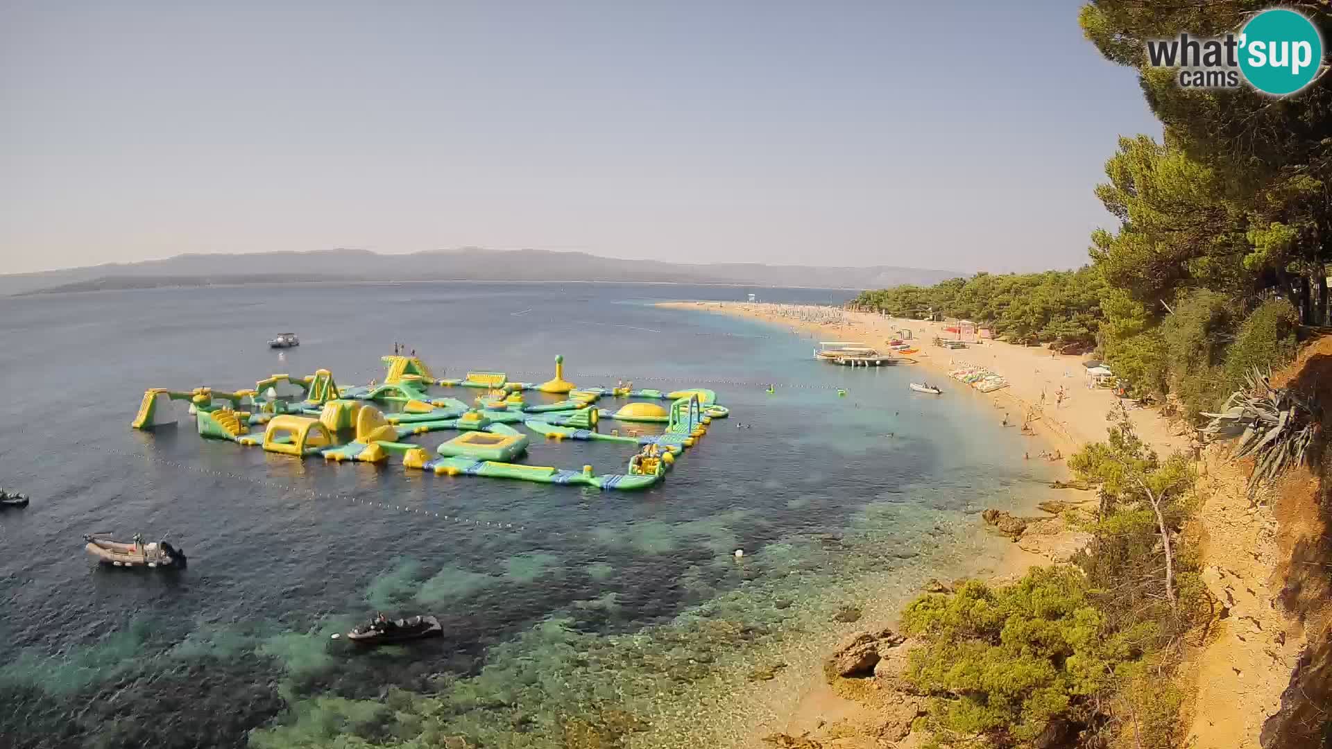 Webcam Bol Zlatni Rat – Vista en vivo desde la isla de Brač