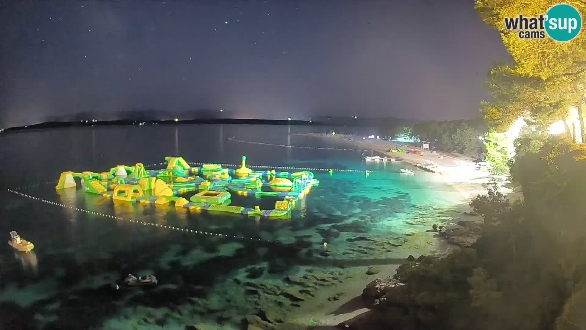 Webcam Zlatni Rat Bol – Liveblick vom berühmten Strand auf Brač