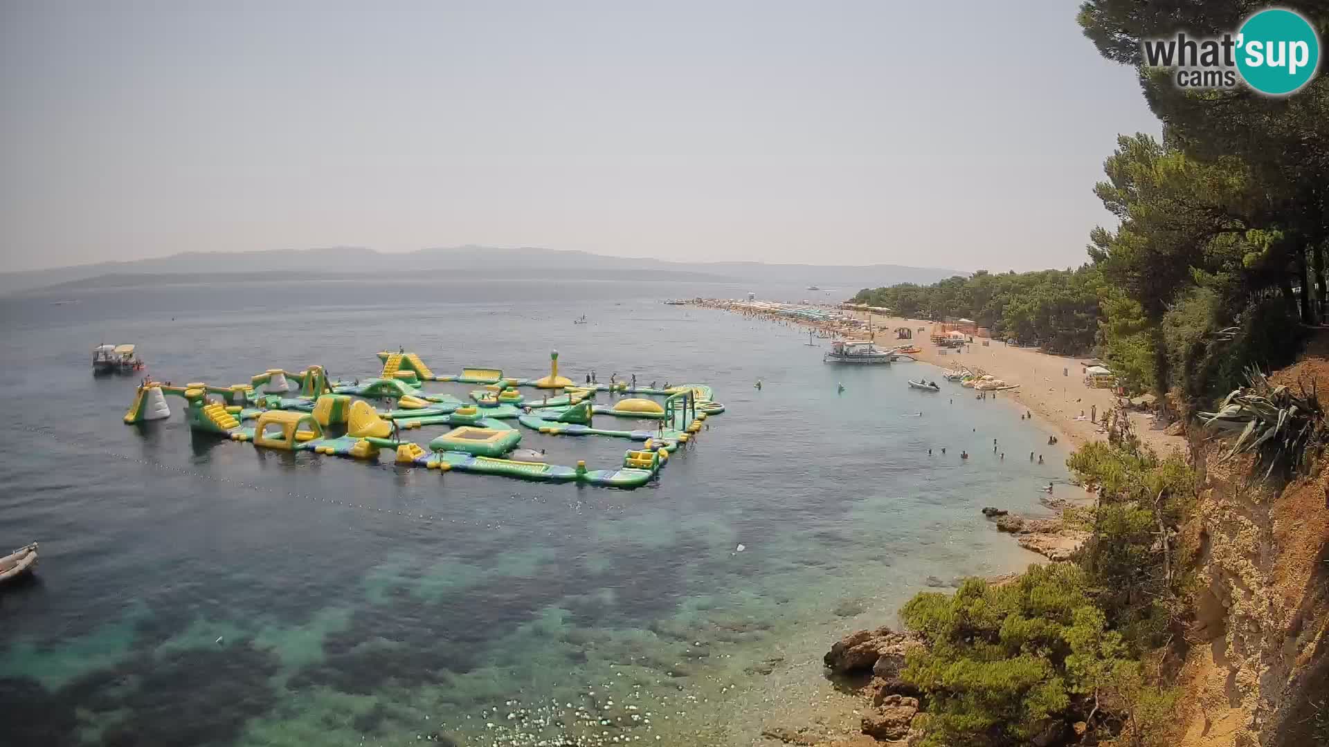 Webcam Zlatni Rat Bol – Liveblick vom berühmten Strand auf Brač