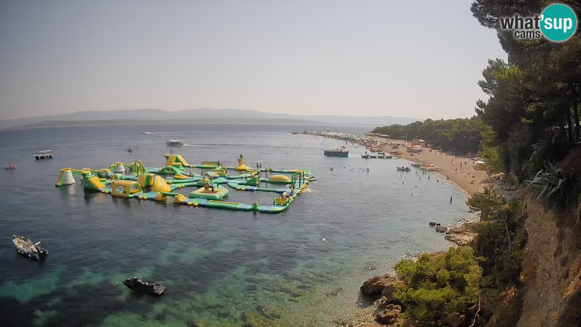 Webcam Zlatni Rat Bol – Liveblick vom berühmten Strand auf Brač