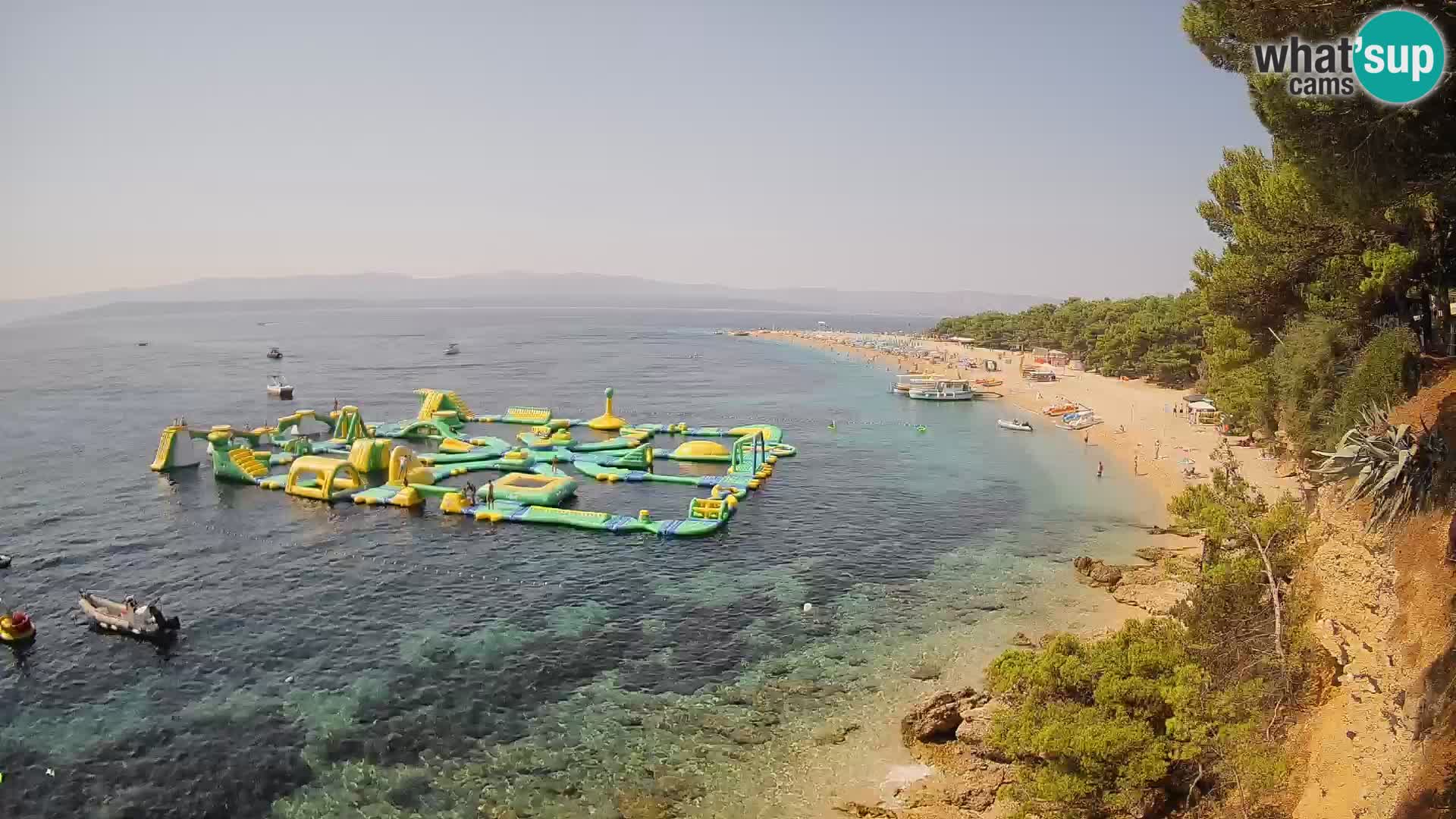 Webcam Zlatni Rat Bol – Liveblick vom berühmten Strand auf Brač