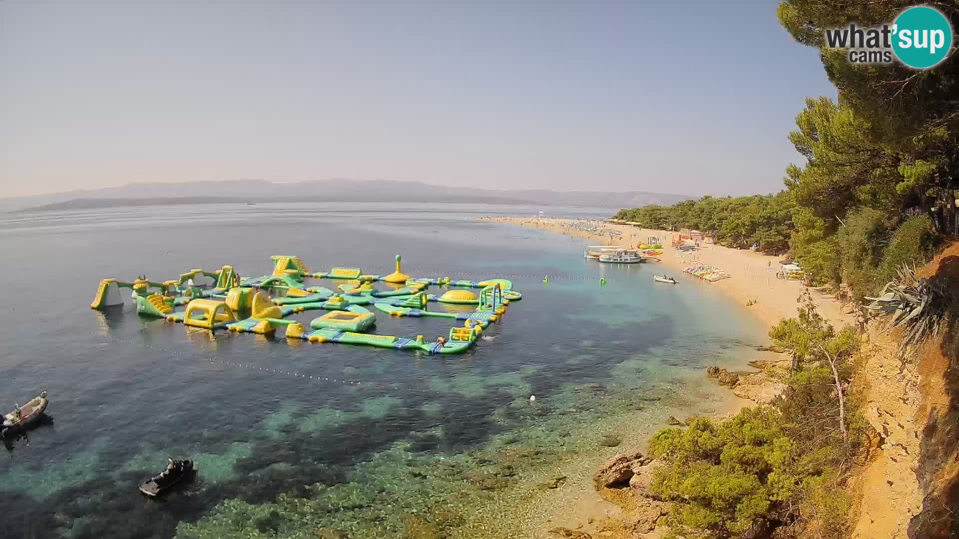 Webcam Zlatni Rat Bol – Liveblick vom berühmten Strand auf Brač