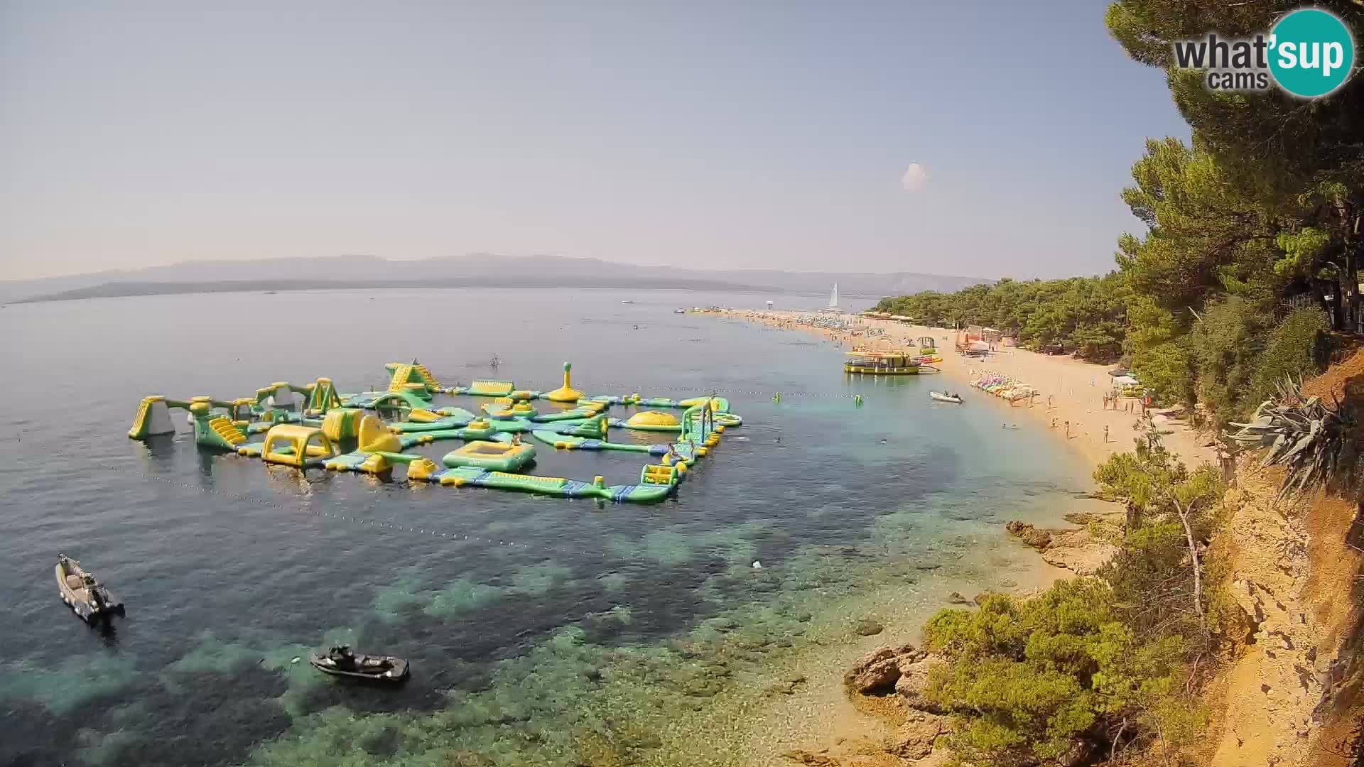 Webcam Zlatni Rat Bol – Liveblick vom berühmten Strand auf Brač