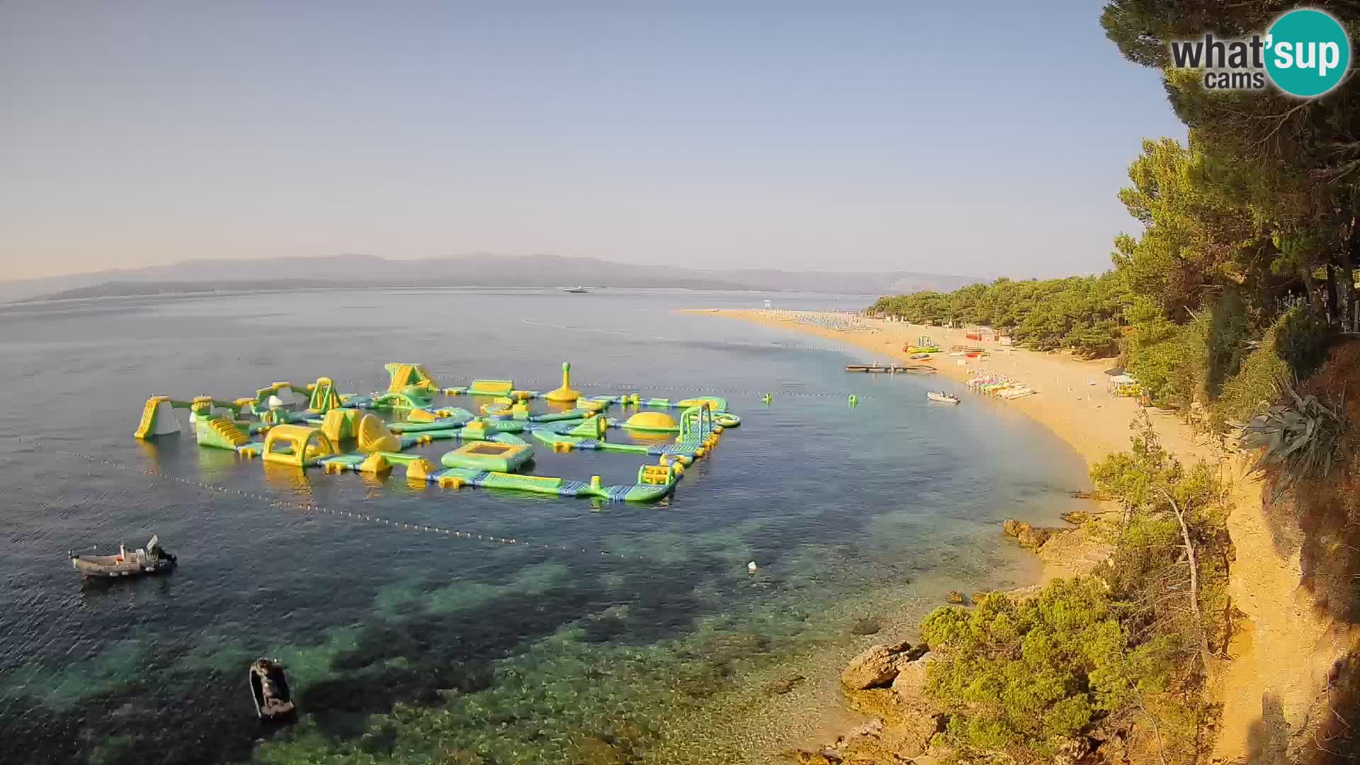 Webcam Bol Zlatni Rat – Vista en vivo desde la isla de Brač
