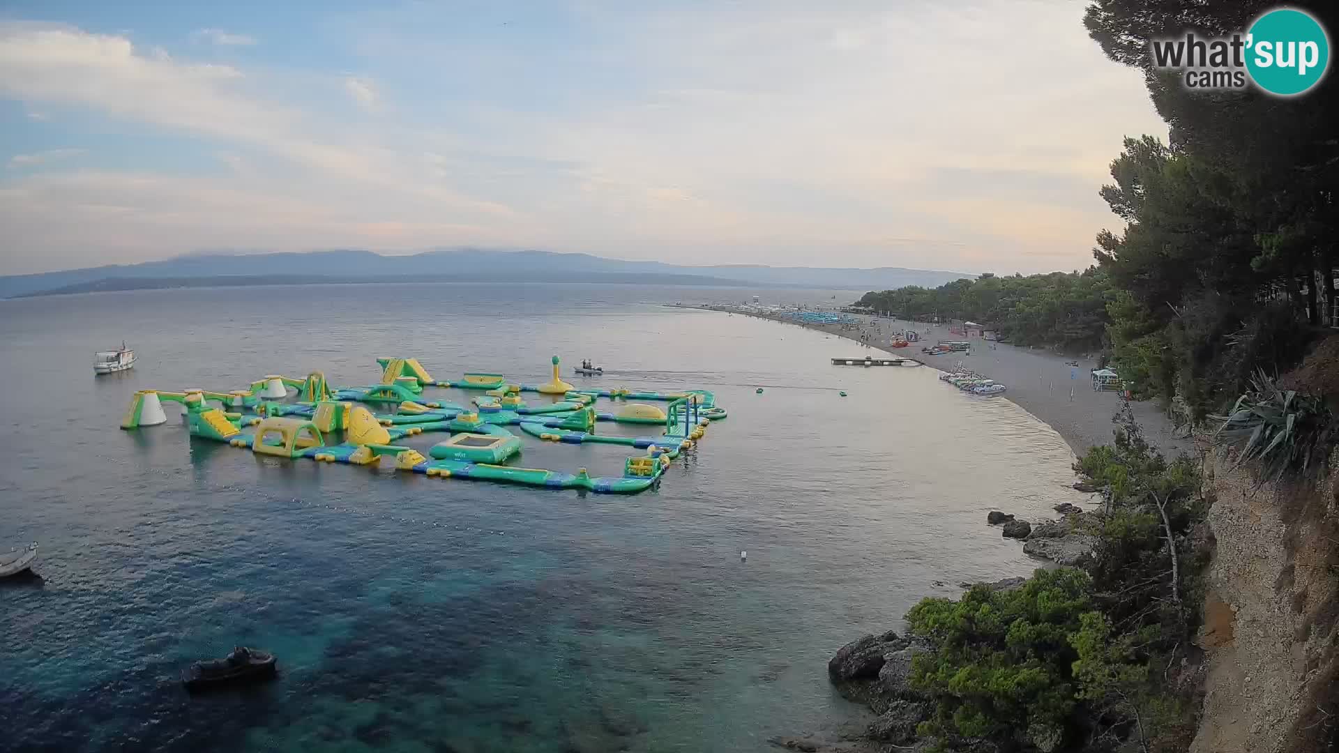 Webcam Zlatni Rat Bol – Liveblick vom berühmten Strand auf Brač