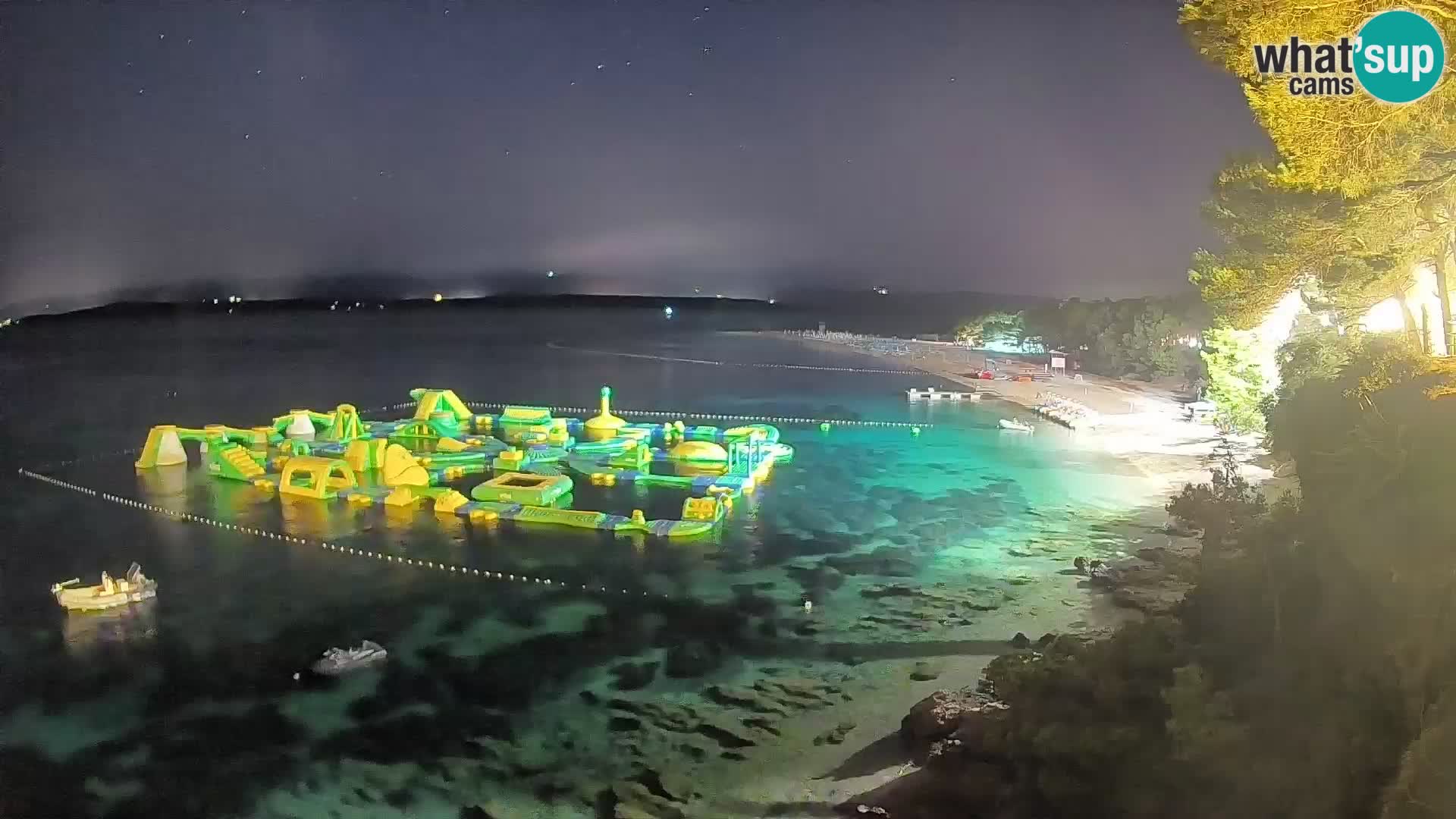 Webcam Bol Zlatni Rat – Vista en vivo desde la isla de Brač
