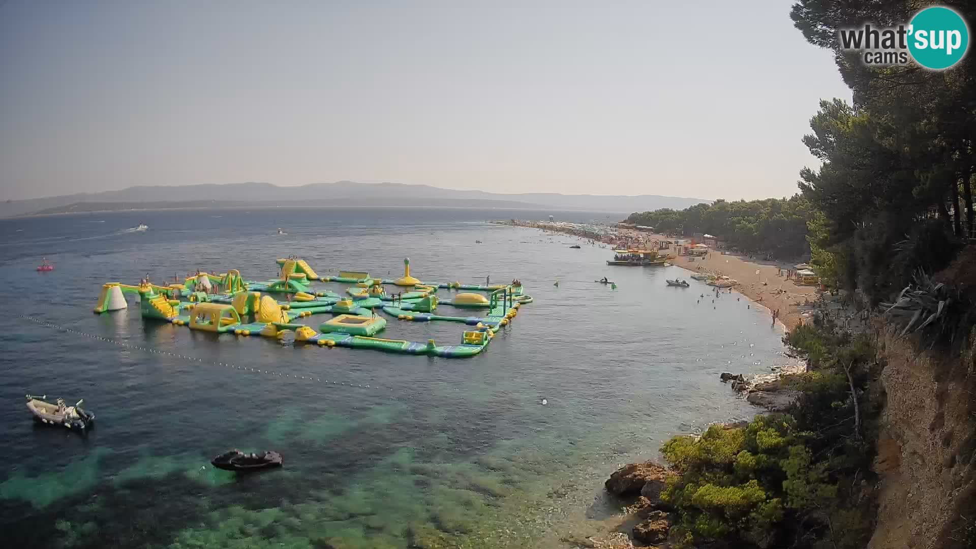 Webcam Bol Zlatni Rat – Vista en vivo desde la isla de Brač