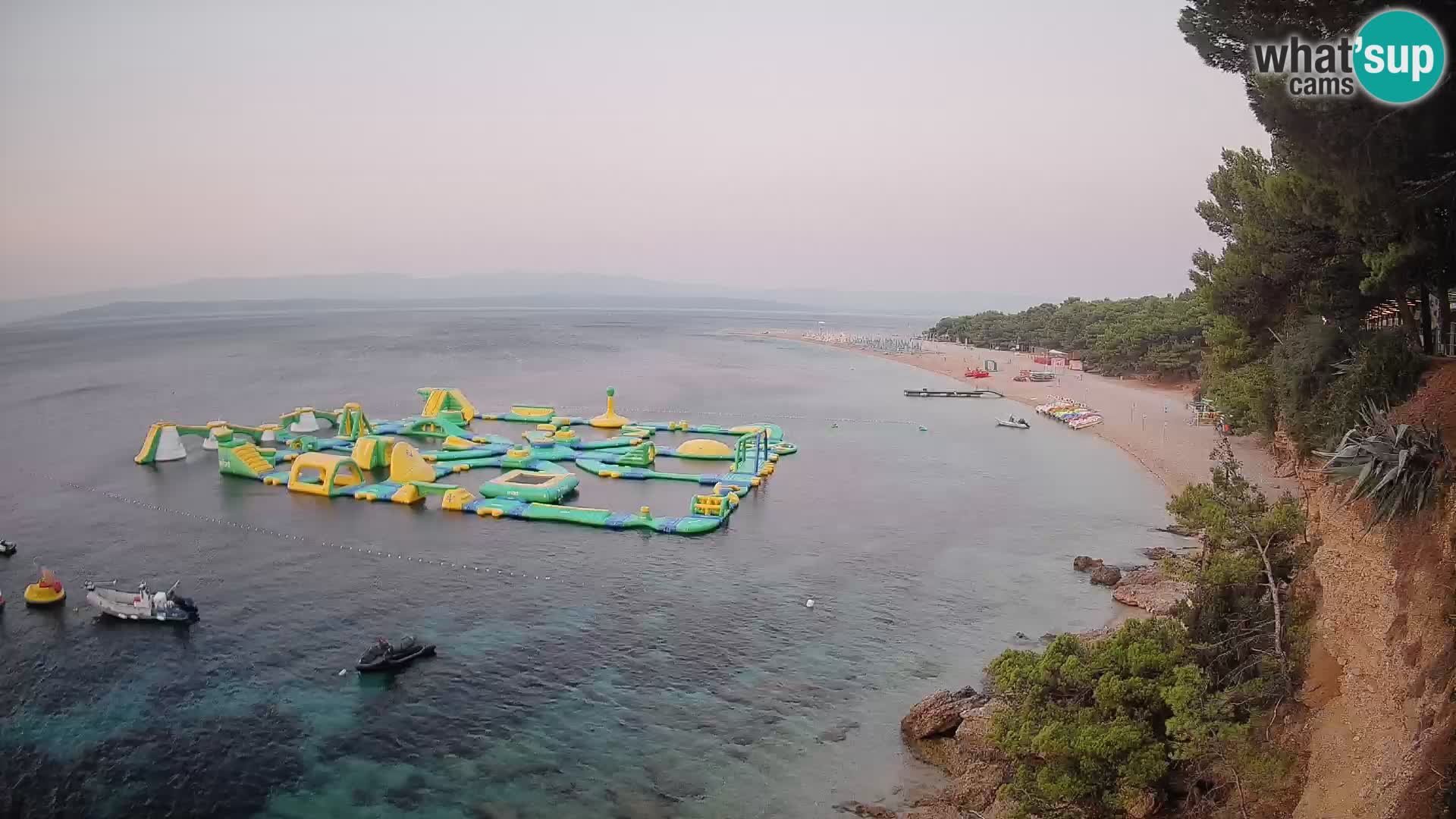 Webcam Zlatni Rat Bol – Liveblick vom berühmten Strand auf Brač