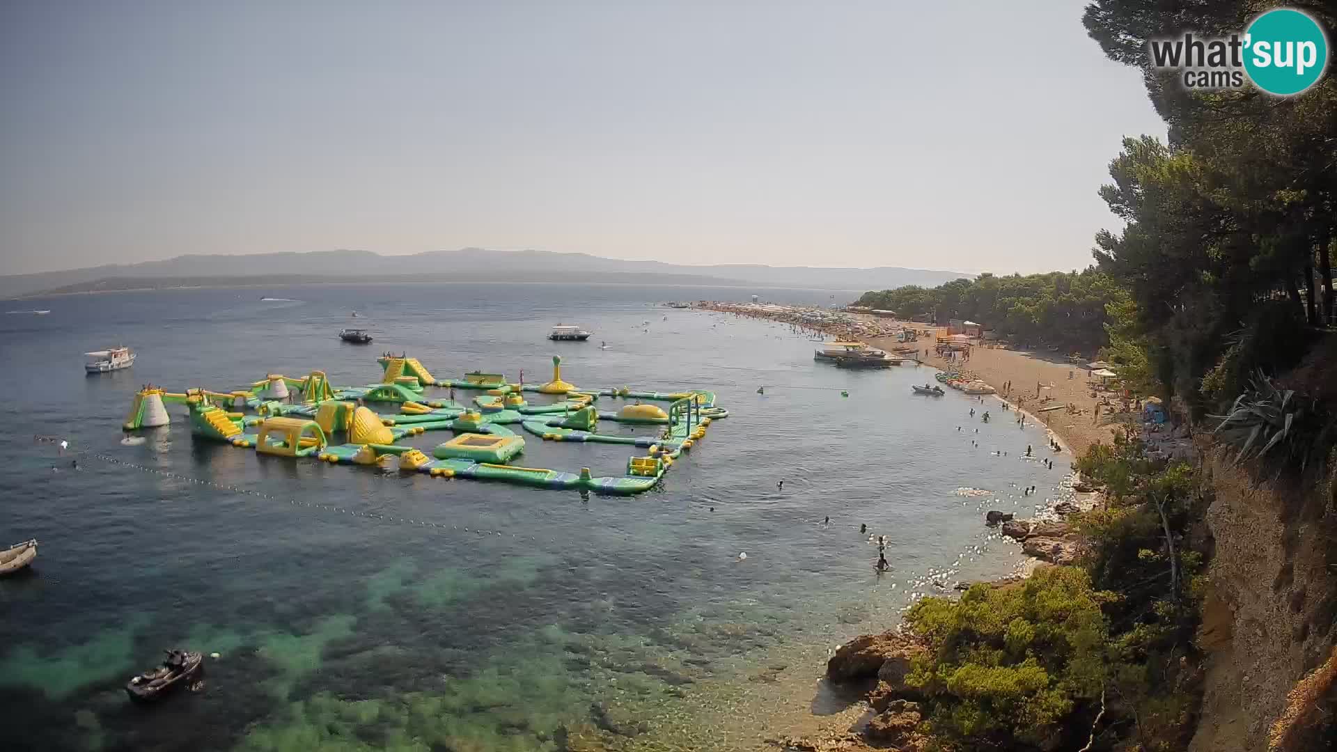 Webcam Zlatni Rat Bol – Liveblick vom berühmten Strand auf Brač