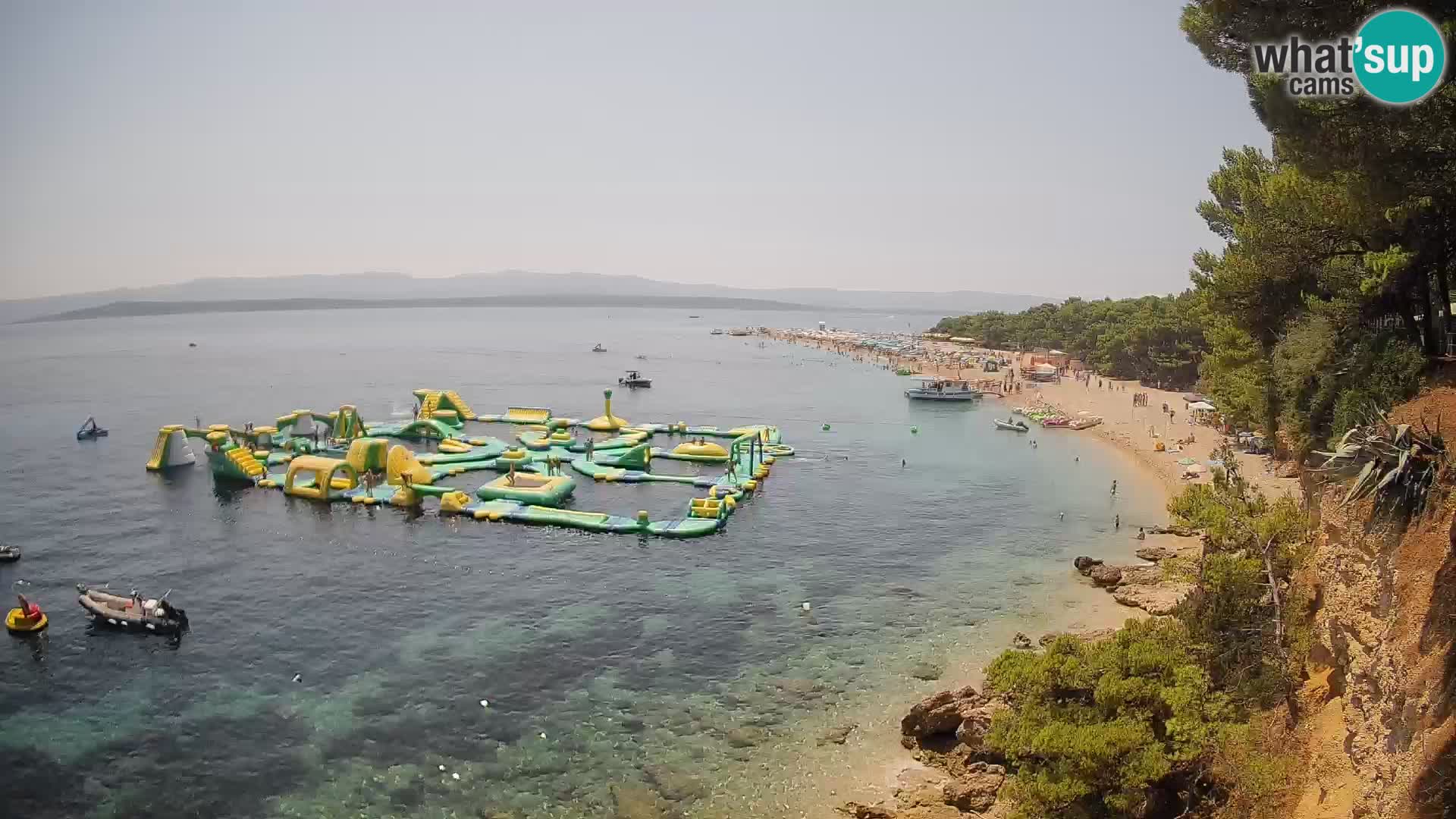 Webcam Bol Zlatni Rat – Vista en vivo desde la isla de Brač