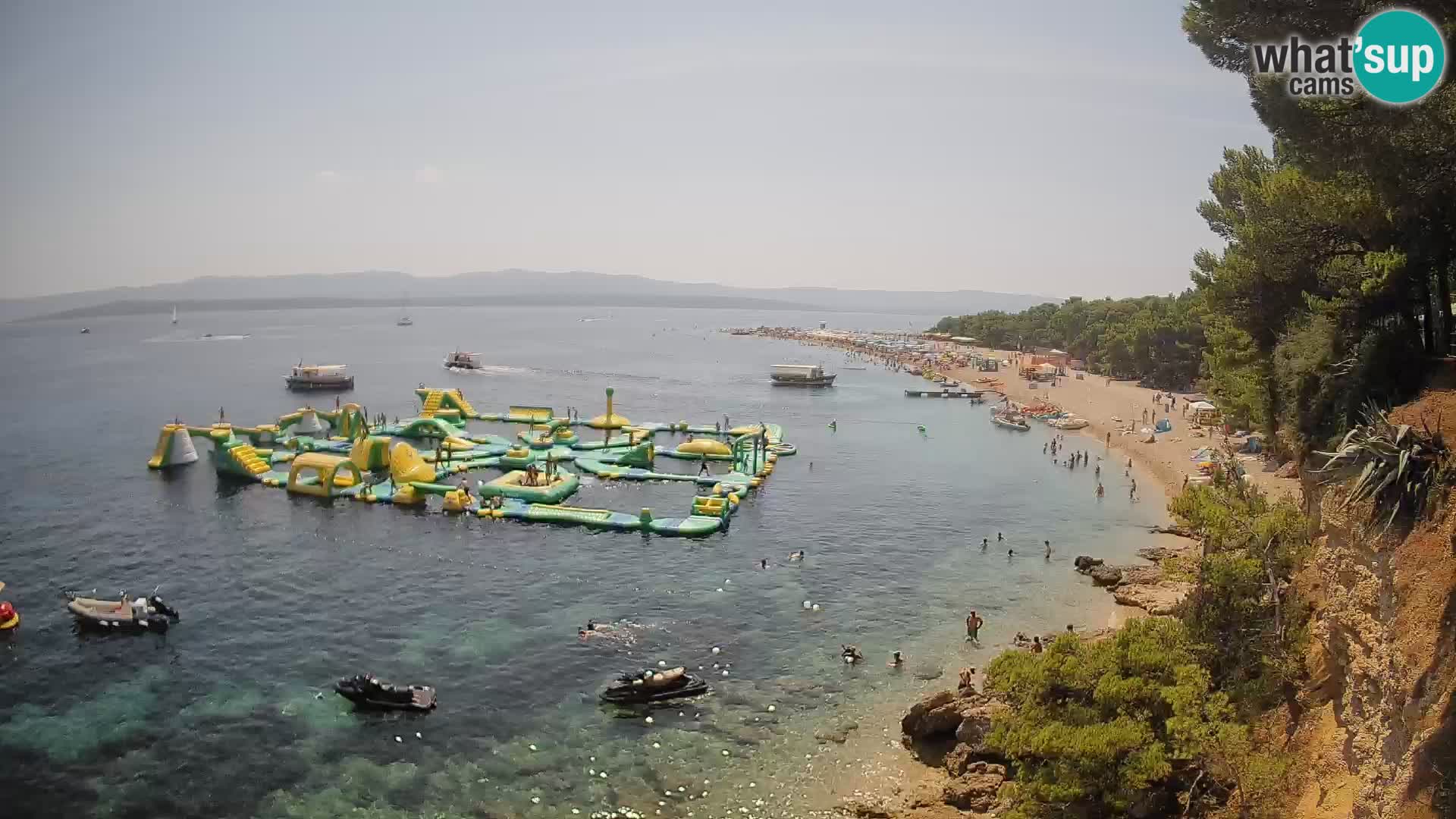 Webcam Bol Zlatni Rat – Vista en vivo desde la isla de Brač