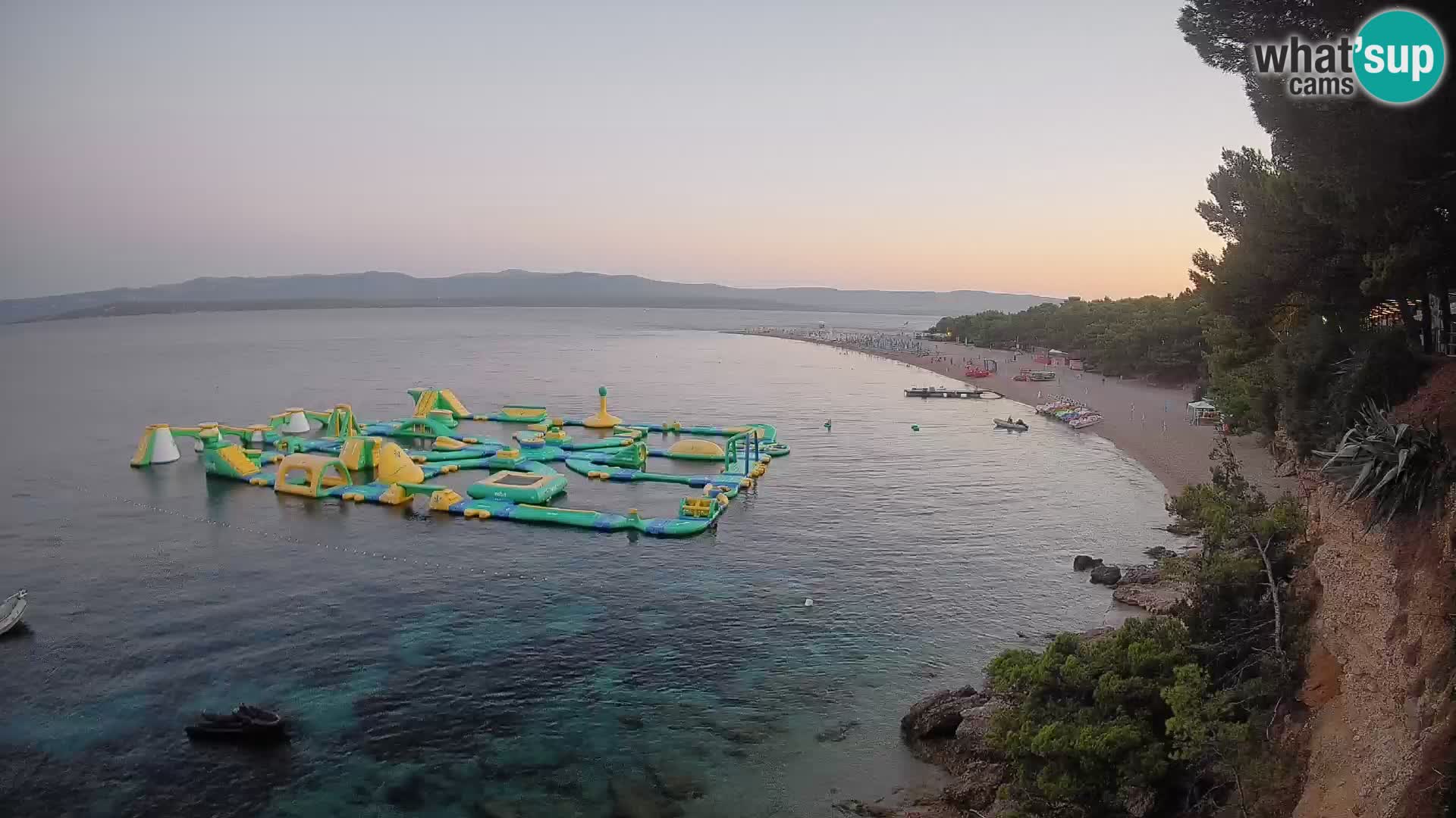 Webcam Bol Zlatni Rat – Vista en vivo desde la isla de Brač