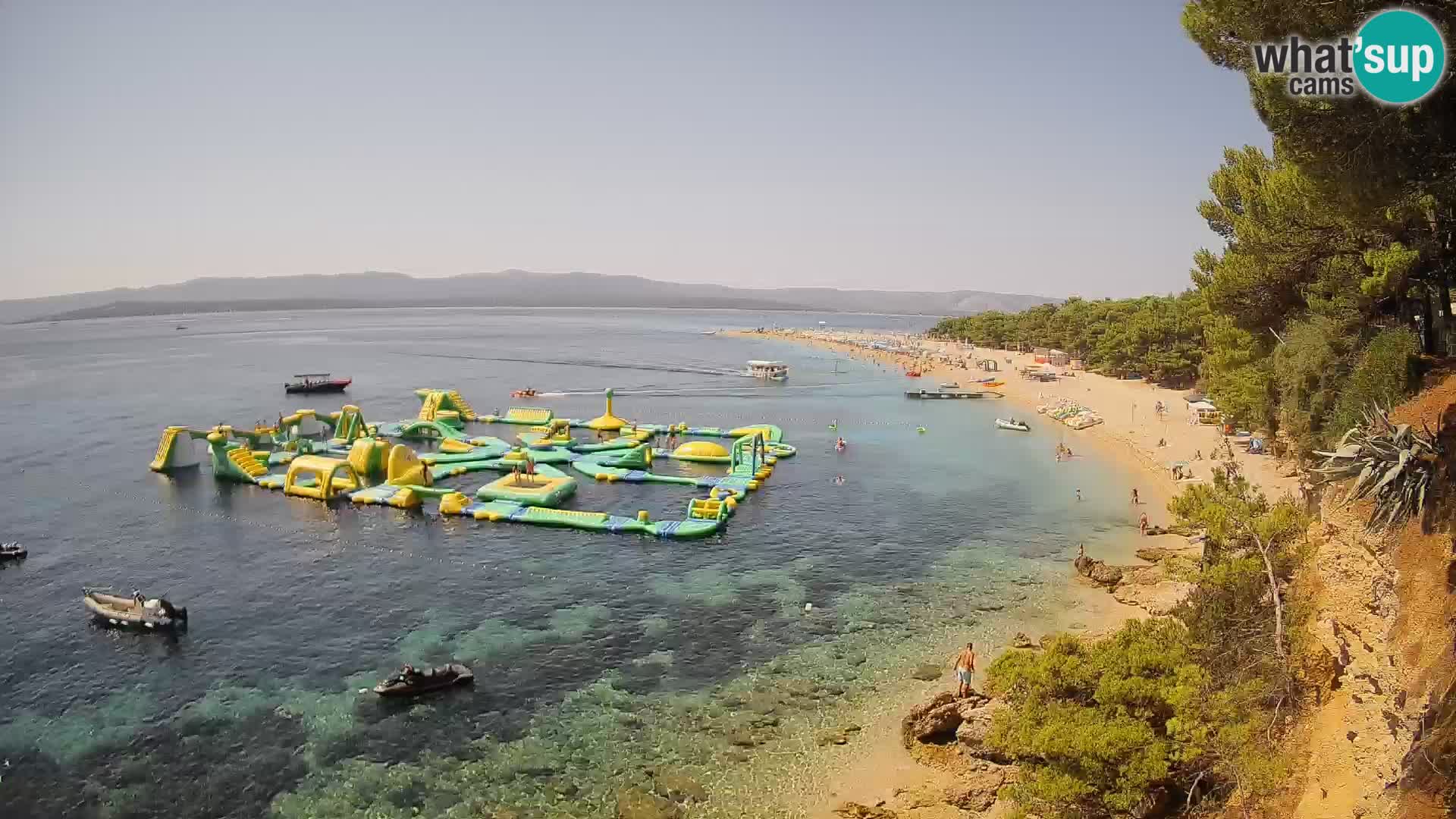 Webcam Bol Zlatni Rat – Vista en vivo desde la isla de Brač