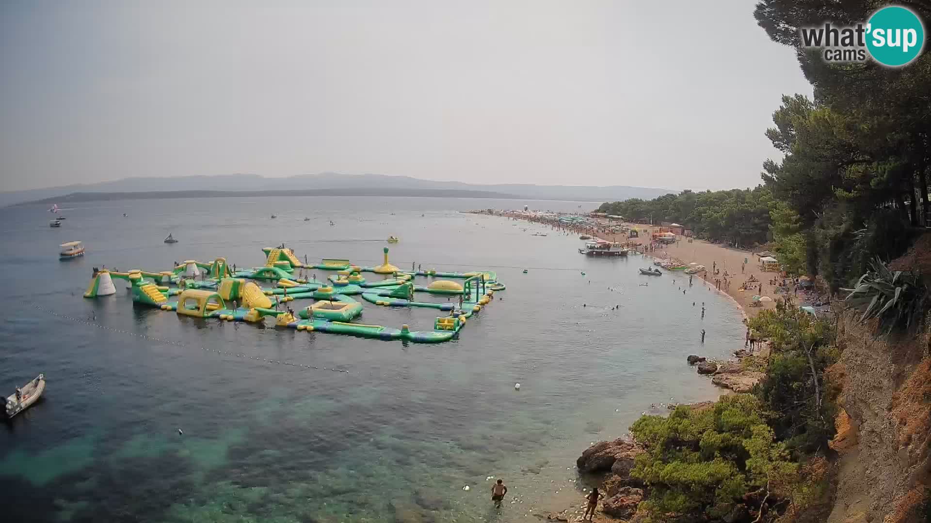 Webcam Zlatni Rat Bol – Liveblick vom berühmten Strand auf Brač