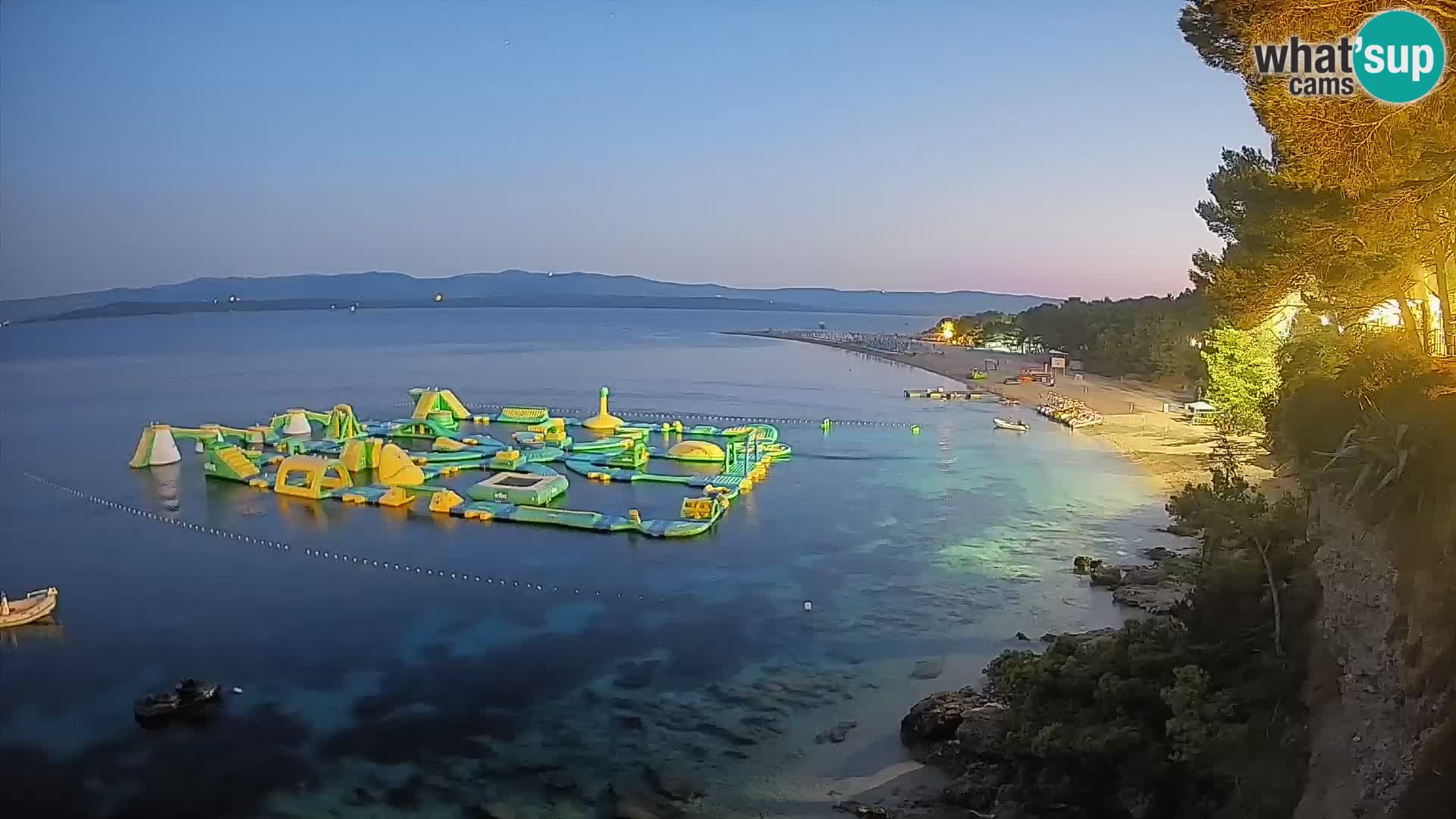 Webcam Zlatni Rat Bol – Liveblick vom berühmten Strand auf Brač