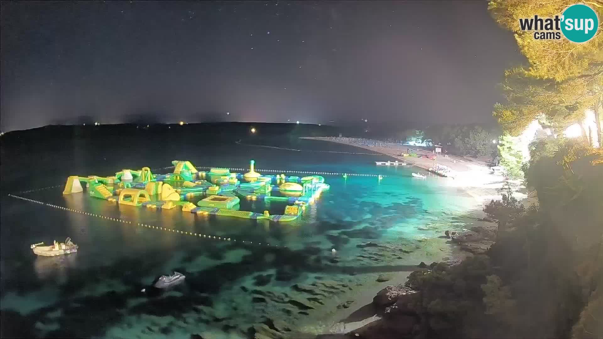 Webcam Bol Zlatni Rat – Vista en vivo desde la isla de Brač