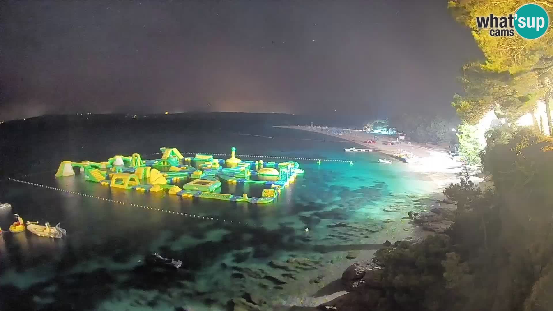 Webcam Bol Zlatni Rat – Vista en vivo desde la isla de Brač