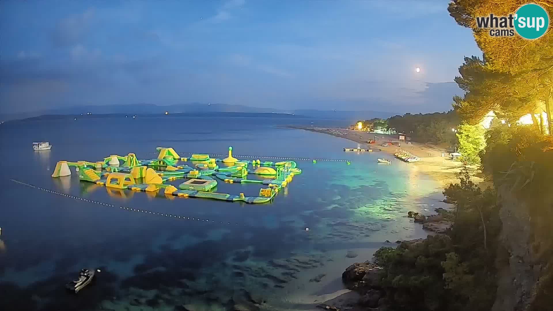 Webcam Bol Zlatni Rat – Vista en vivo desde la isla de Brač