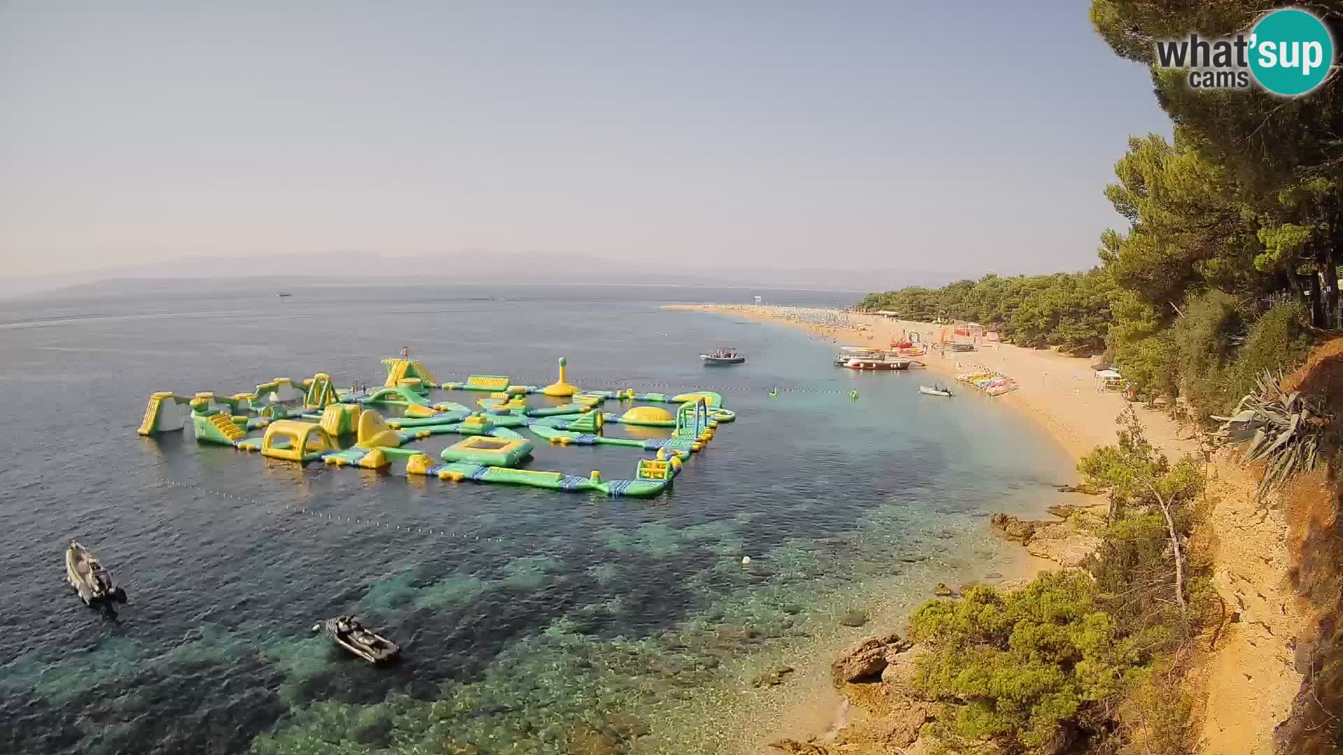 Webcam Zlatni Rat Bol – Liveblick vom berühmten Strand auf Brač