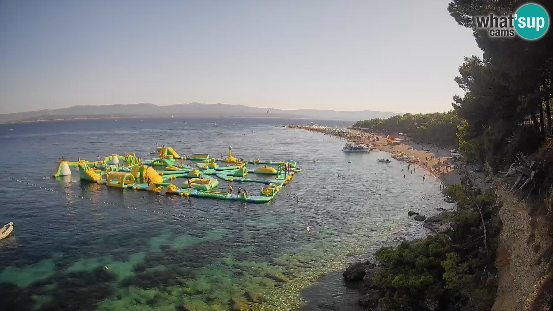 Webcam Bol Zlatni Rat – Vista en vivo desde la isla de Brač