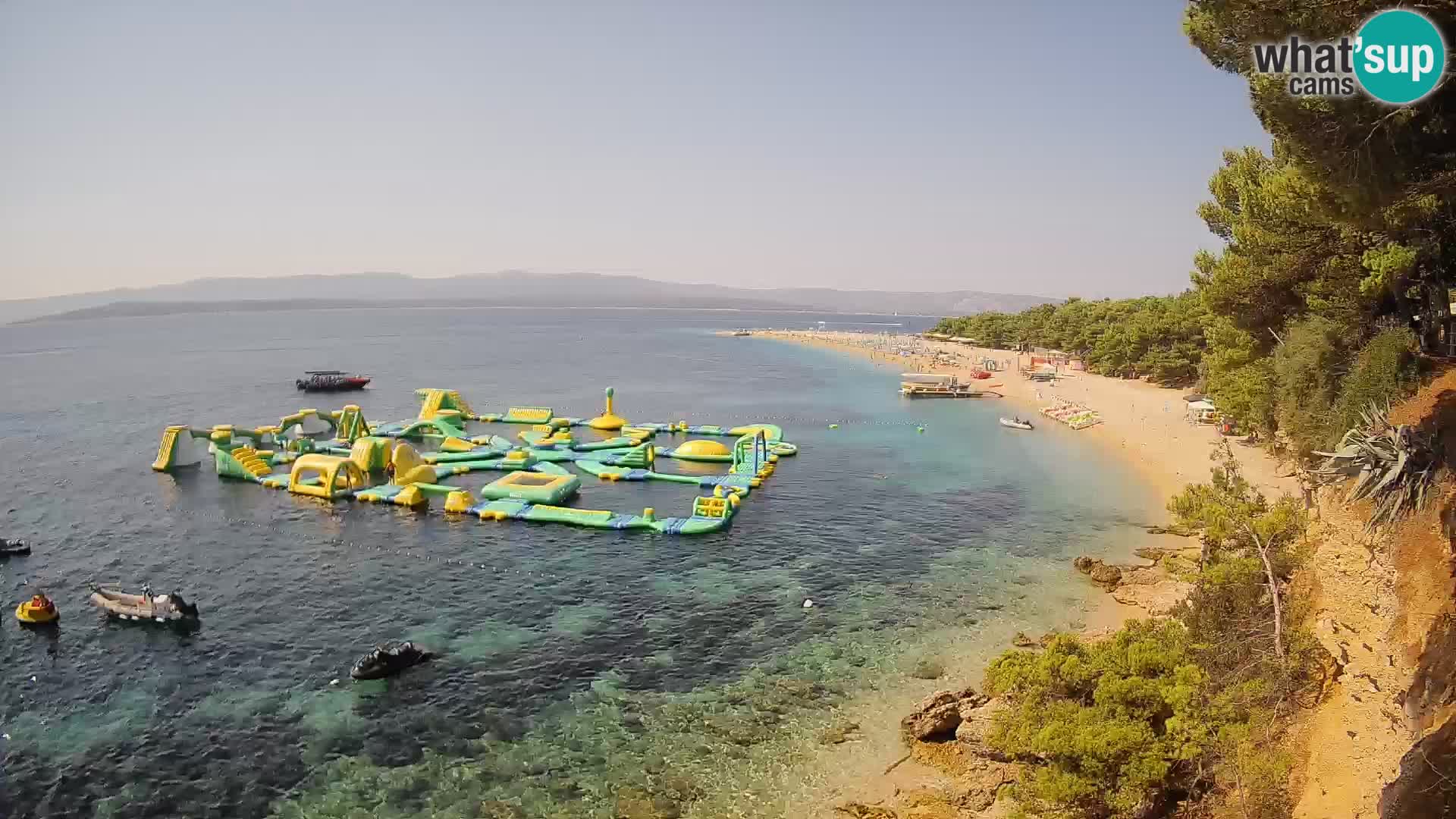Webcam Bol Zlatni Rat – Vista en vivo desde la isla de Brač