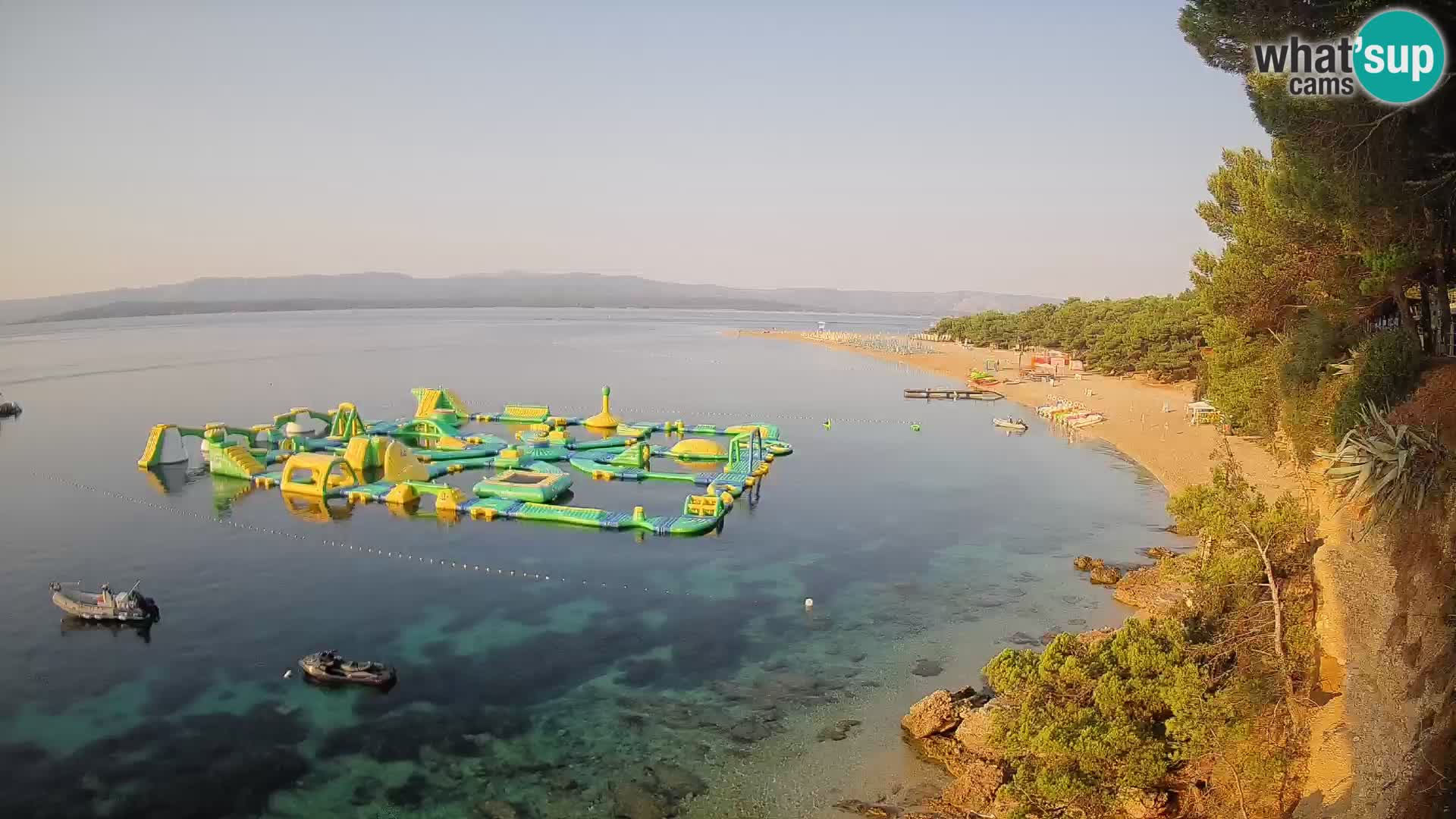 Webcam Zlatni Rat Bol – Liveblick vom berühmten Strand auf Brač