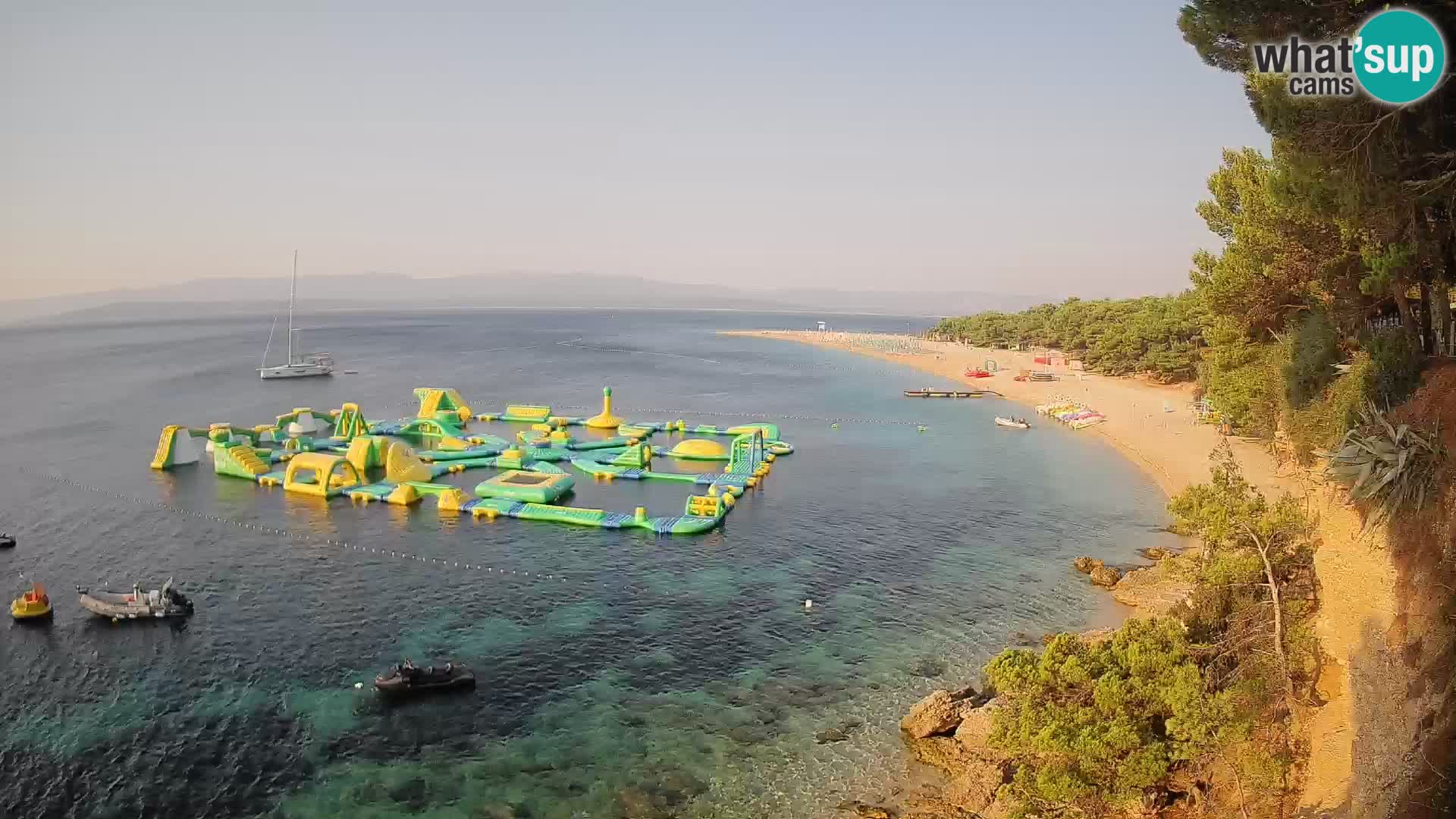 Webcam Bol Zlatni Rat – Vista en vivo desde la isla de Brač