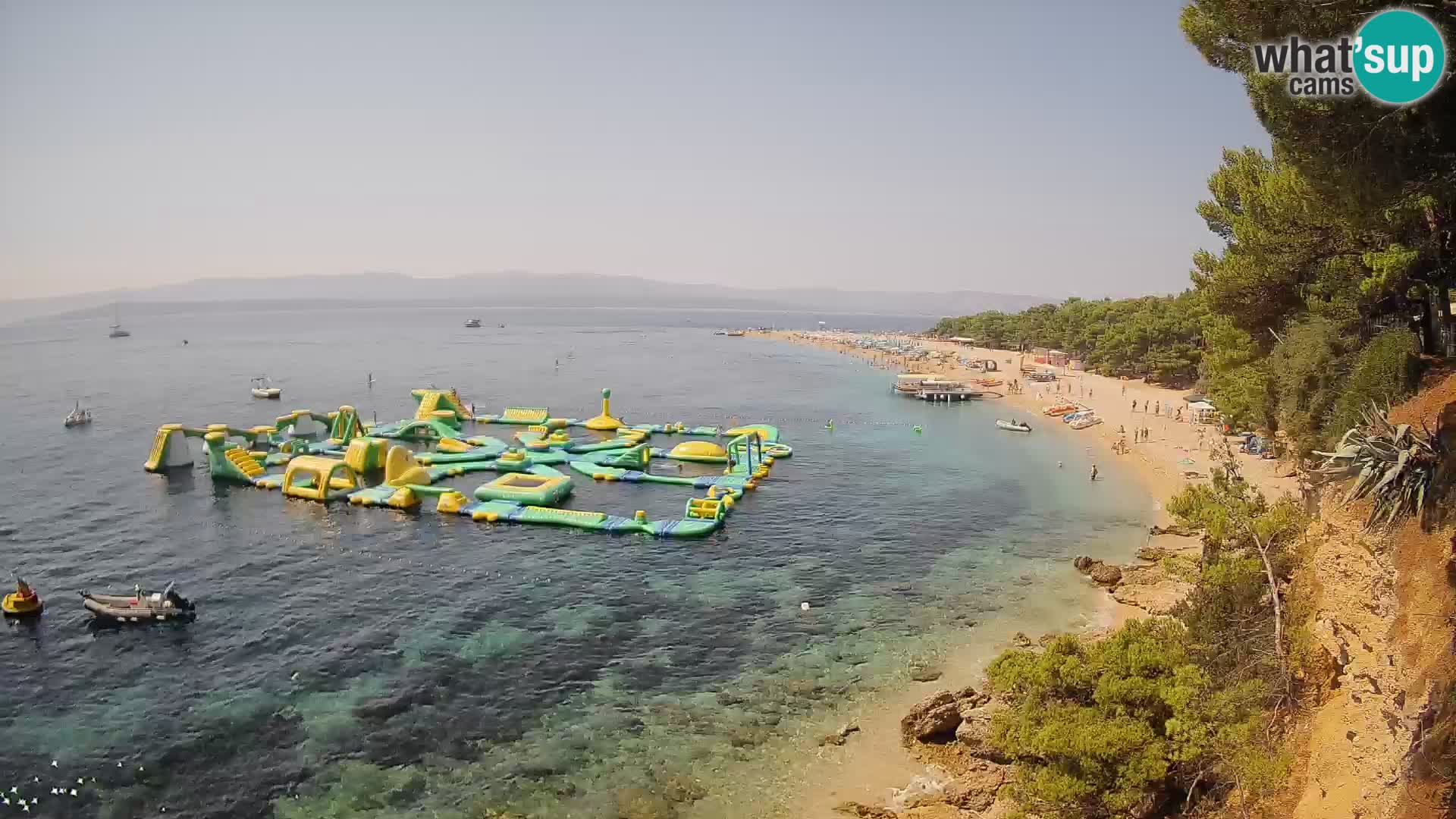 Webcam Zlatni Rat Bol – Liveblick vom berühmten Strand auf Brač