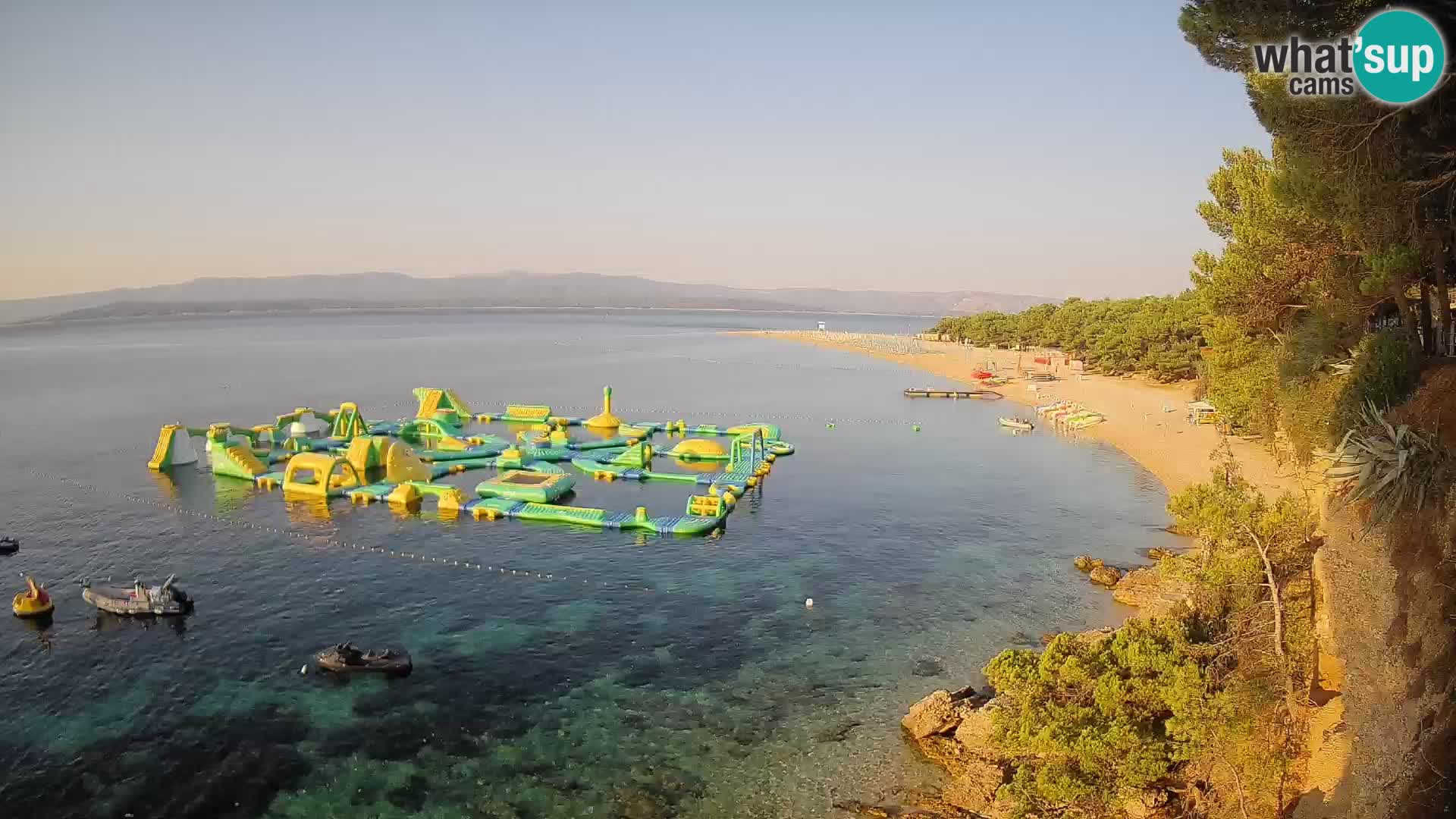 Webcam Zlatni Rat Bol – Liveblick vom berühmten Strand auf Brač