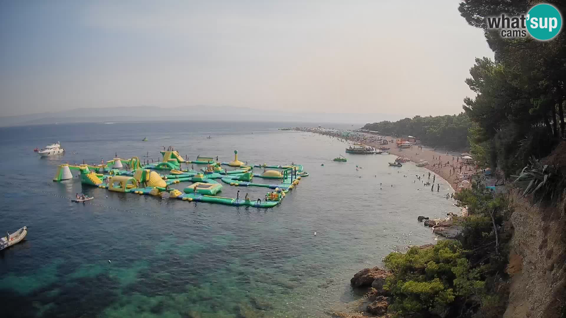 Webcam Bol Zlatni Rat – Vista en vivo desde la isla de Brač