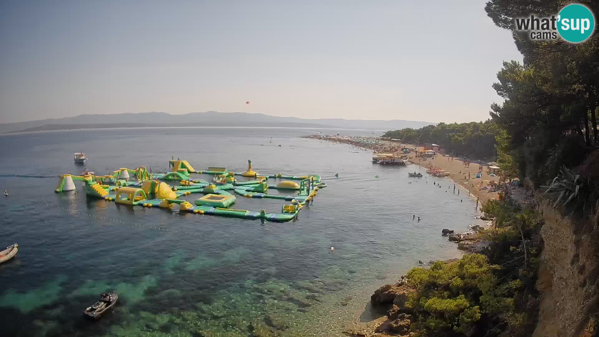 Webcam Zlatni Rat Bol – Liveblick vom berühmten Strand auf Brač