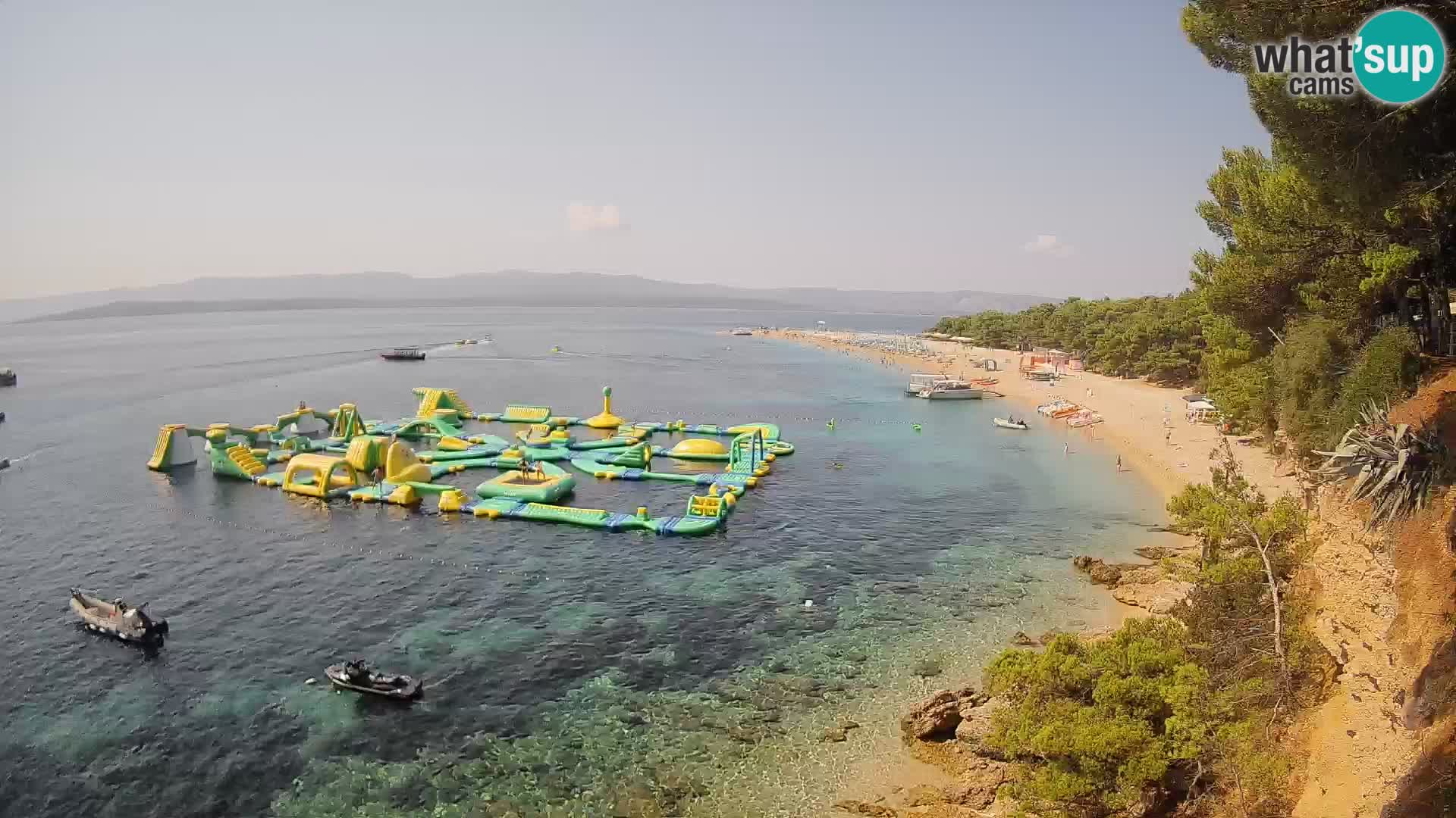 Webcam Bol Zlatni Rat – Vista en vivo desde la isla de Brač
