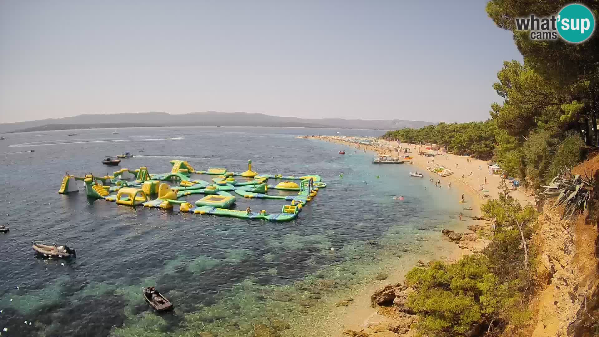 Spletna kamera Bol Zlatni Rat – Pogled v živo z otoka Brač