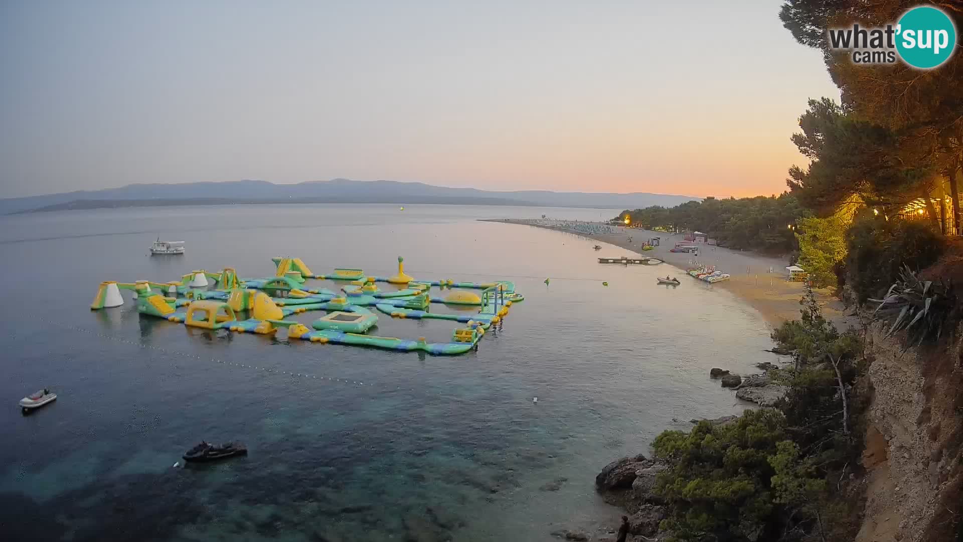 Webcam Zlatni Rat Bol – Liveblick vom berühmten Strand auf Brač