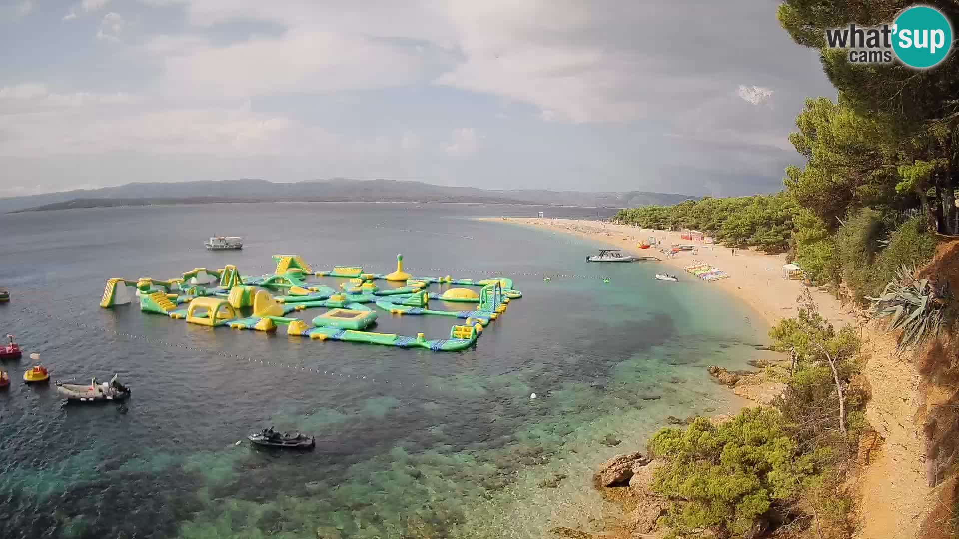 Webcam Bol Zlatni Rat – Vue en direct depuis l’île de Brač