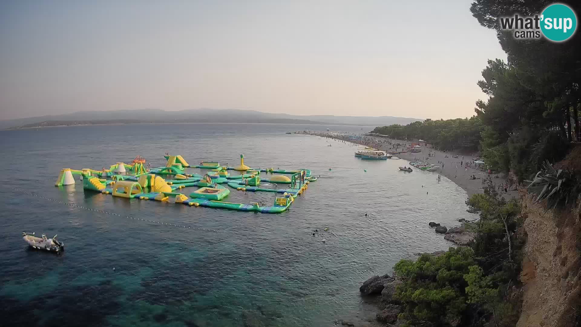 Webcam Zlatni Rat Bol – Liveblick vom berühmten Strand auf Brač