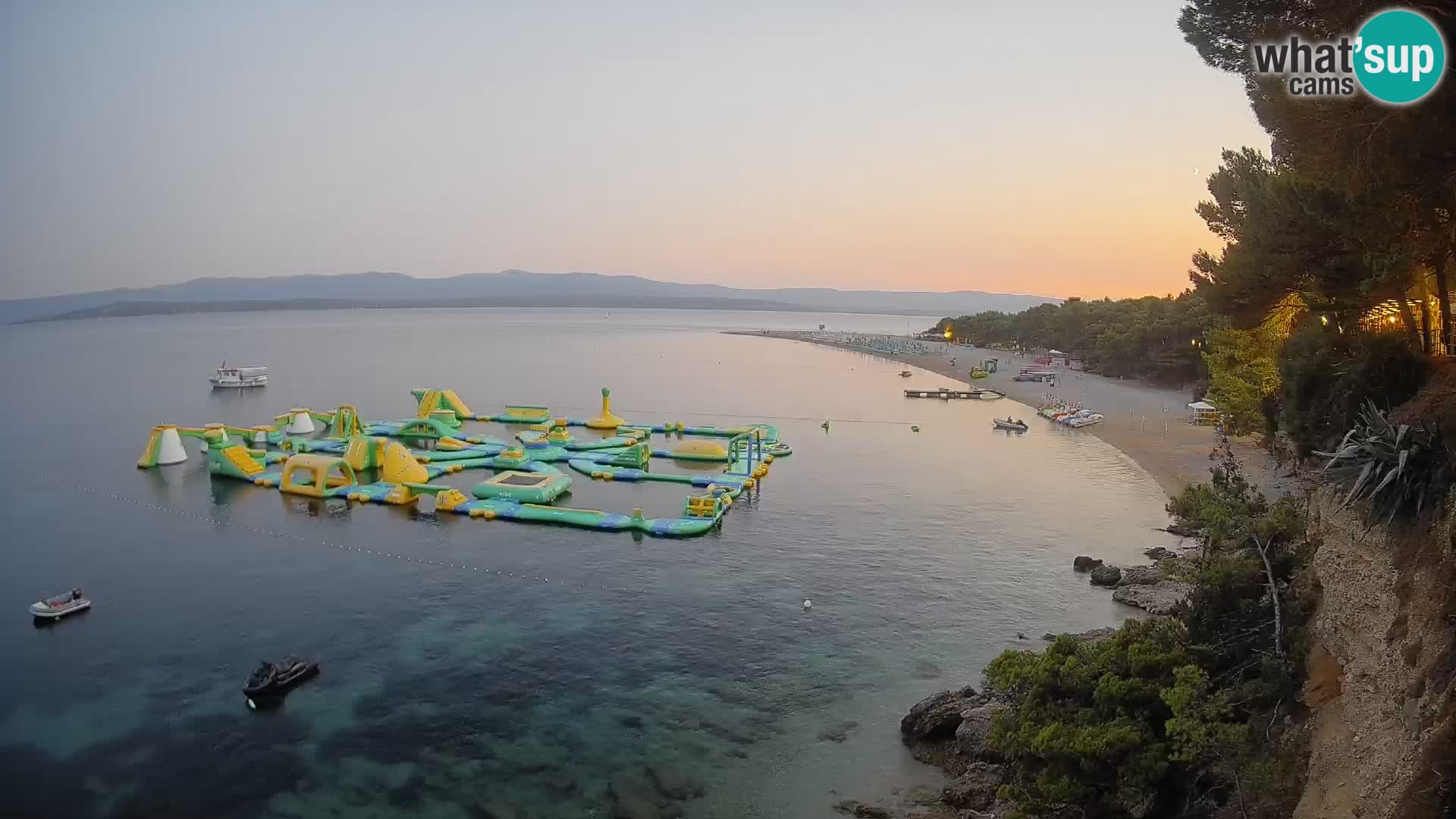 Webcam Zlatni Rat Bol – Liveblick vom berühmten Strand auf Brač