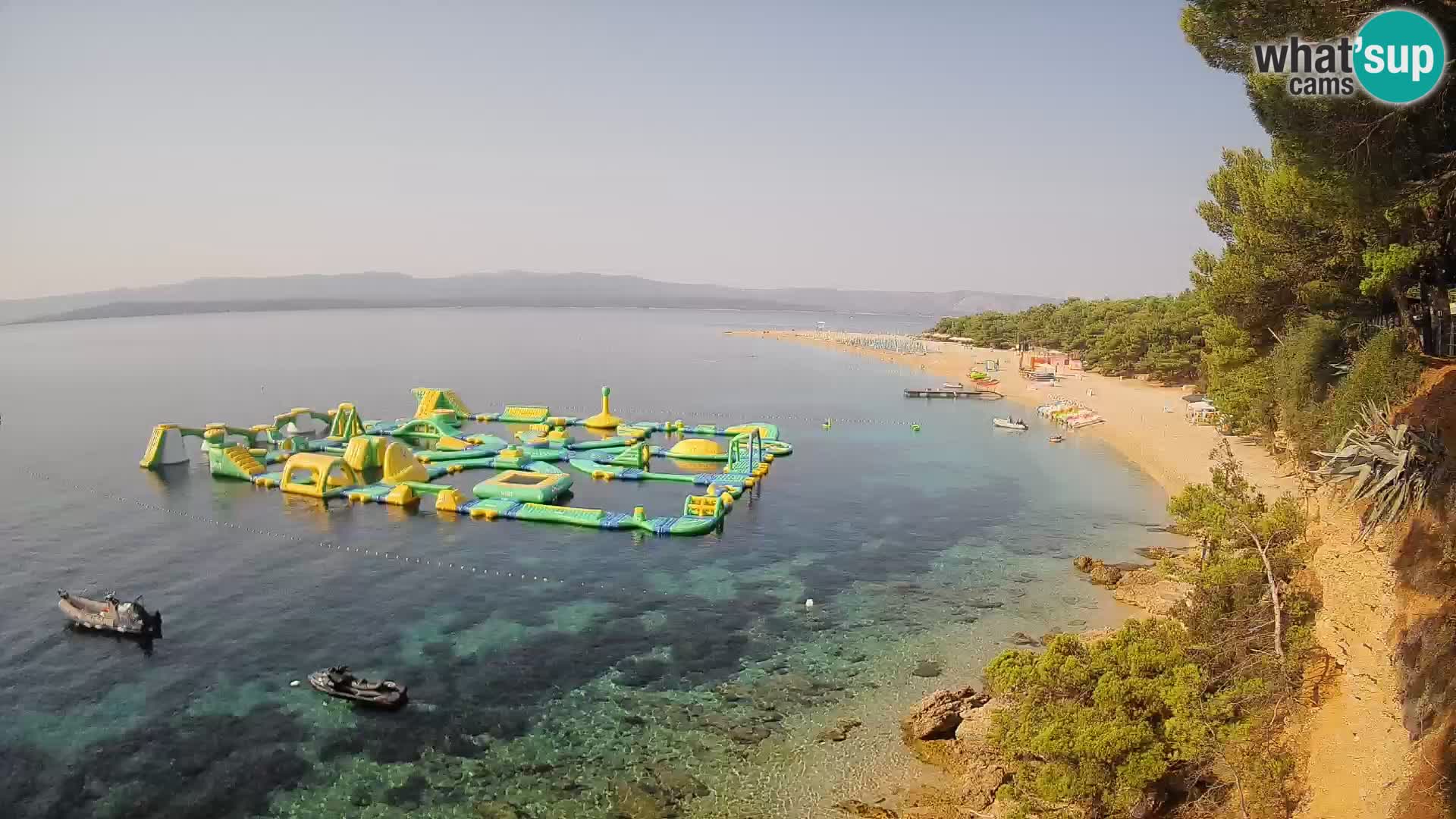 Webcam Zlatni Rat Bol – Liveblick vom berühmten Strand auf Brač