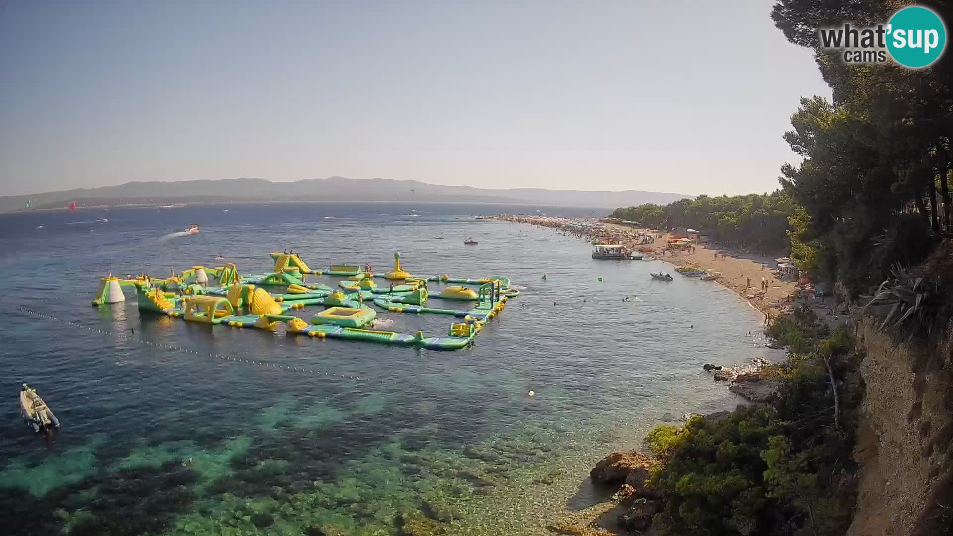 Webcam Zlatni Rat Bol – Liveblick vom berühmten Strand auf Brač