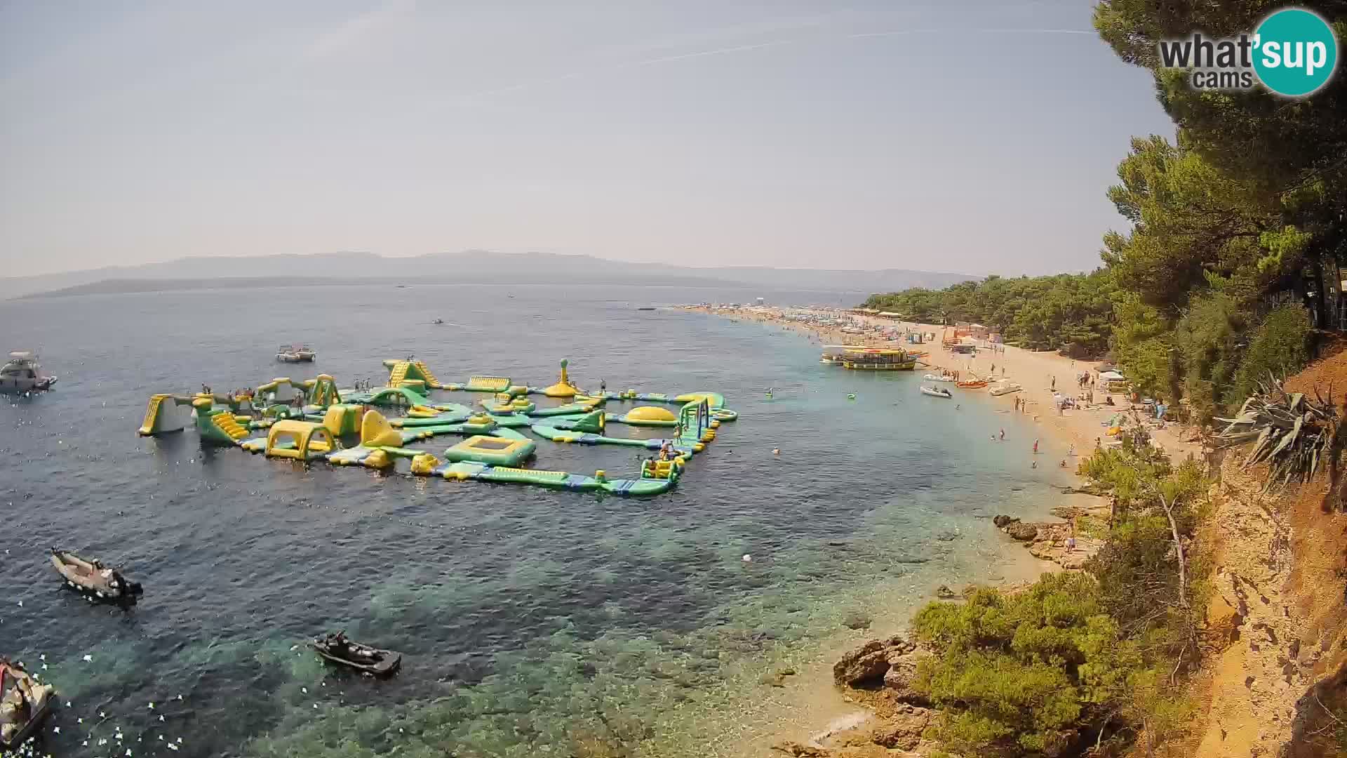 Spletna kamera Bol Zlatni Rat – Pogled v živo z otoka Brač