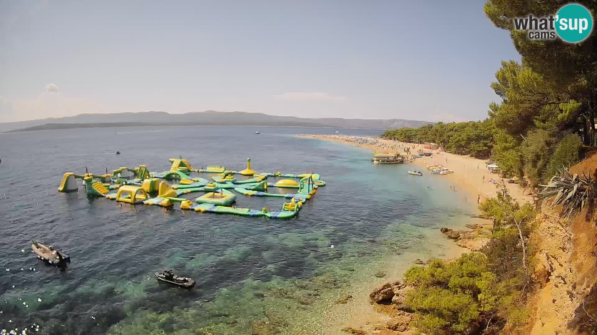 Webcam Bol Zlatni Rat – Vista en vivo desde la isla de Brač