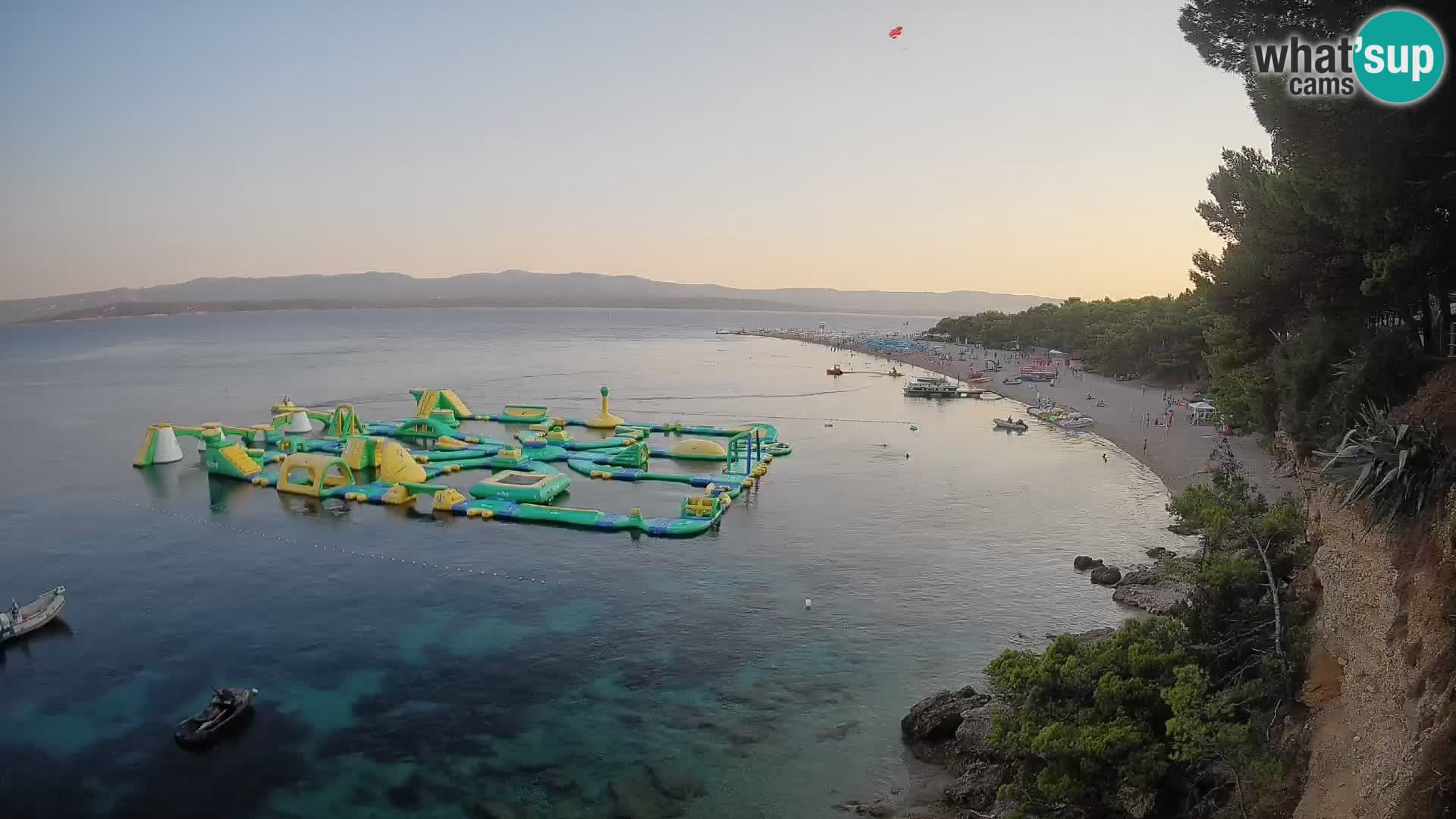 Webcam Zlatni Rat Bol – Liveblick vom berühmten Strand auf Brač