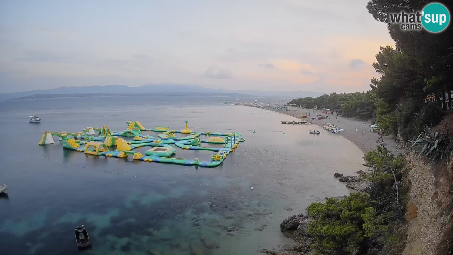 Webcam Zlatni Rat Bol – Liveblick vom berühmten Strand auf Brač