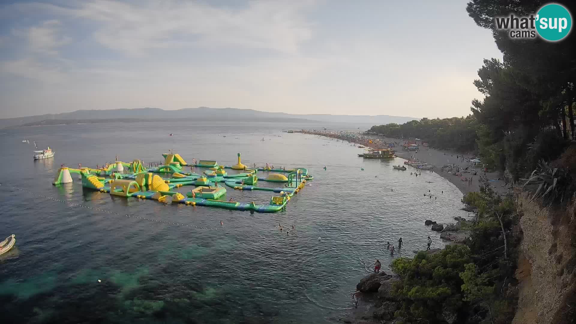 Spletna kamera Bol Zlatni Rat – Pogled v živo z otoka Brač